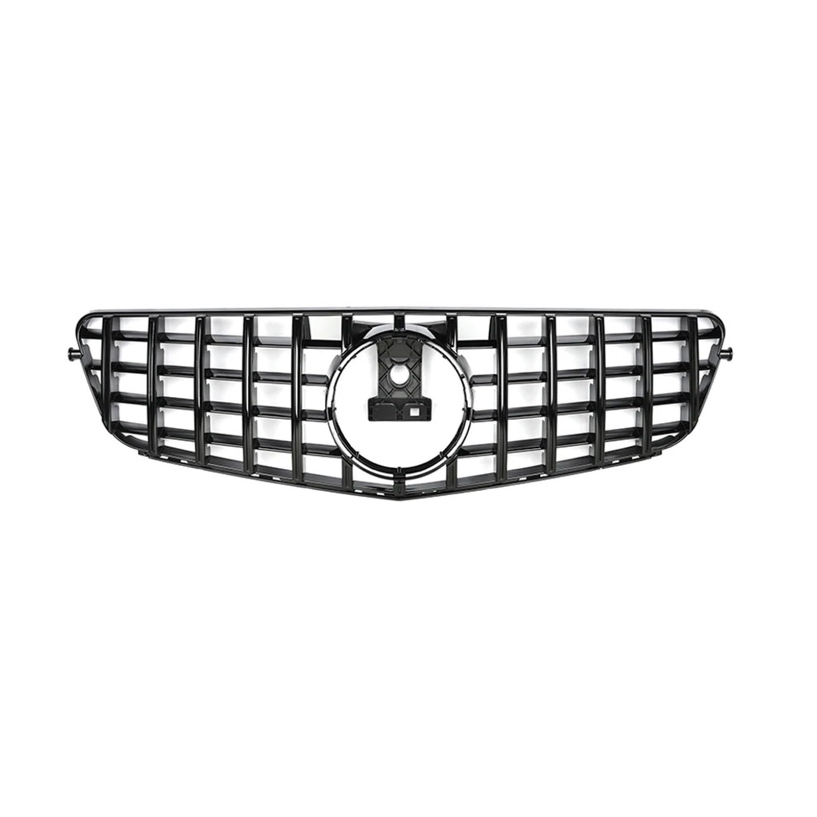 Front Kühlergrille Für Benz C W204 C43 C180 C200 C250 C300 Für AMG Für GT 2007 2008 2009-2014 Diamant Tuning Spiel Front Stoßstange Grille Haube Grill Auto Kühlergrill(GT-Black) von HONGYISM