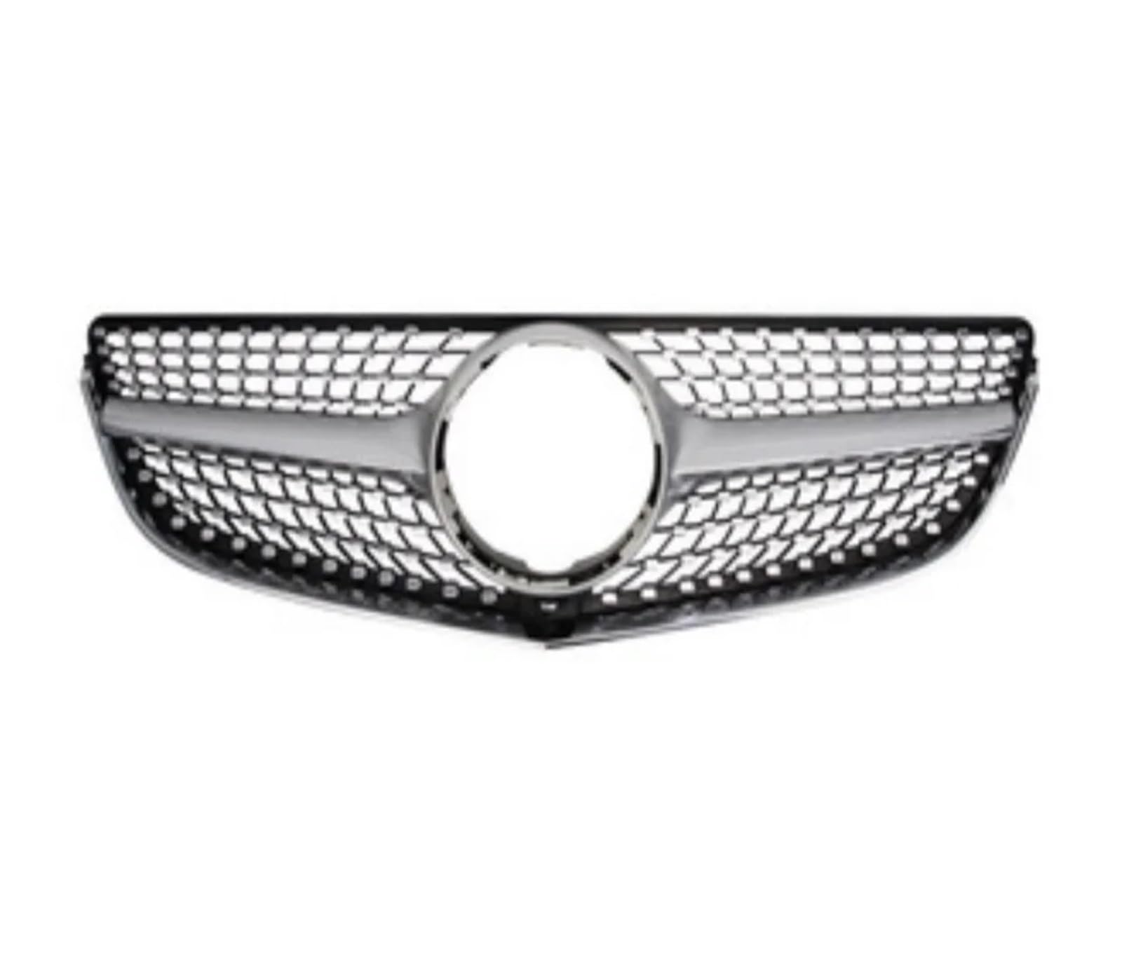 Front Kühlergrille Für Benz E Klasse Coupe W207 2014 2015 2016 C207 E200 E250 E300 E400 E500 Diamant Stil Front Stoßstange Racing Grill Billet Gril Auto Kühlergrill(Silver B) von HONGYISM