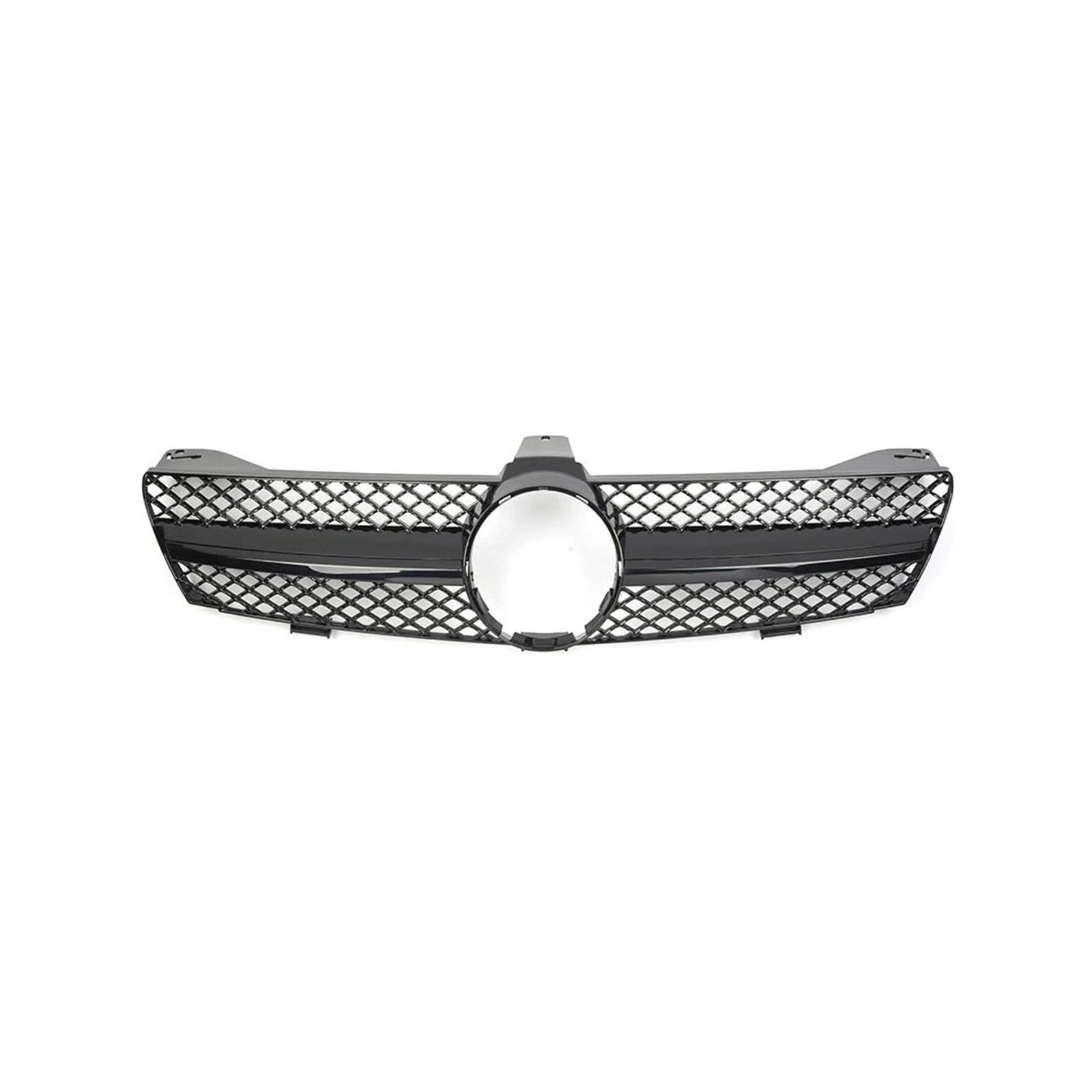 Front Kühlergrille Für Benz Für CLS-Klasse W219 2005-2008 CLS350 CLS550 CLS63 Für AMG Diamant Stil Stoßstange Grille Glänzend Schwarz Für GTR Stil Grille Auto Kühlergrill(A-Glossy Black) von HONGYISM