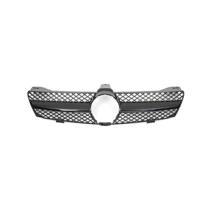 Front Kühlergrille Für Benz Für CLS-Klasse W219 2005-2008 CLS350 CLS550 CLS63 Für AMG Diamant Stil Stoßstange Grille Glänzend Schwarz Für GTR Stil Grille Auto Kühlergrill(A-Glossy Black) von HONGYISM