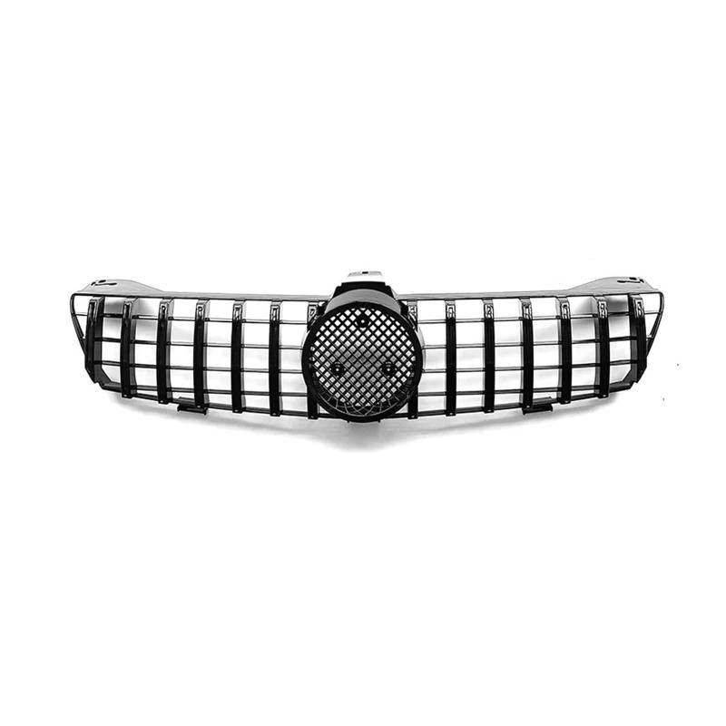 Front Kühlergrille Für Benz Für CLS-Klasse W219 2005-2008 CLS350 CLS550 CLS63 Für AMG Diamant Stil Stoßstange Grille Glänzend Schwarz Für GTR Stil Grille Auto Kühlergrill(G-Black) von HONGYISM