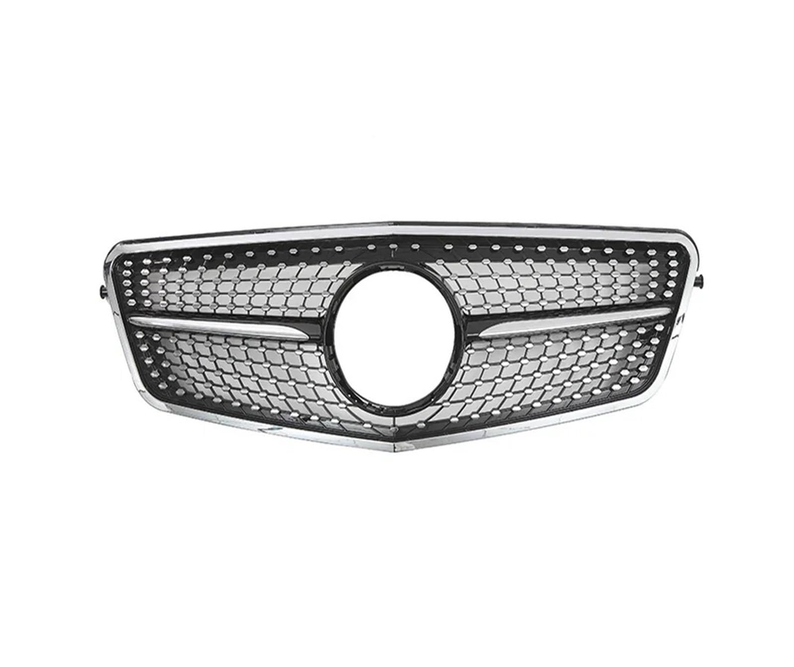 Front Kühlergrille Für Benz Für E-Klasse W212 E550 E350 E63 2010 2011 2012 2013 Racing Grill Style Frontstoßstangengrill Schwarzer Kühlergrill Auto Kühlergrill(Diamonds Black) von HONGYISM