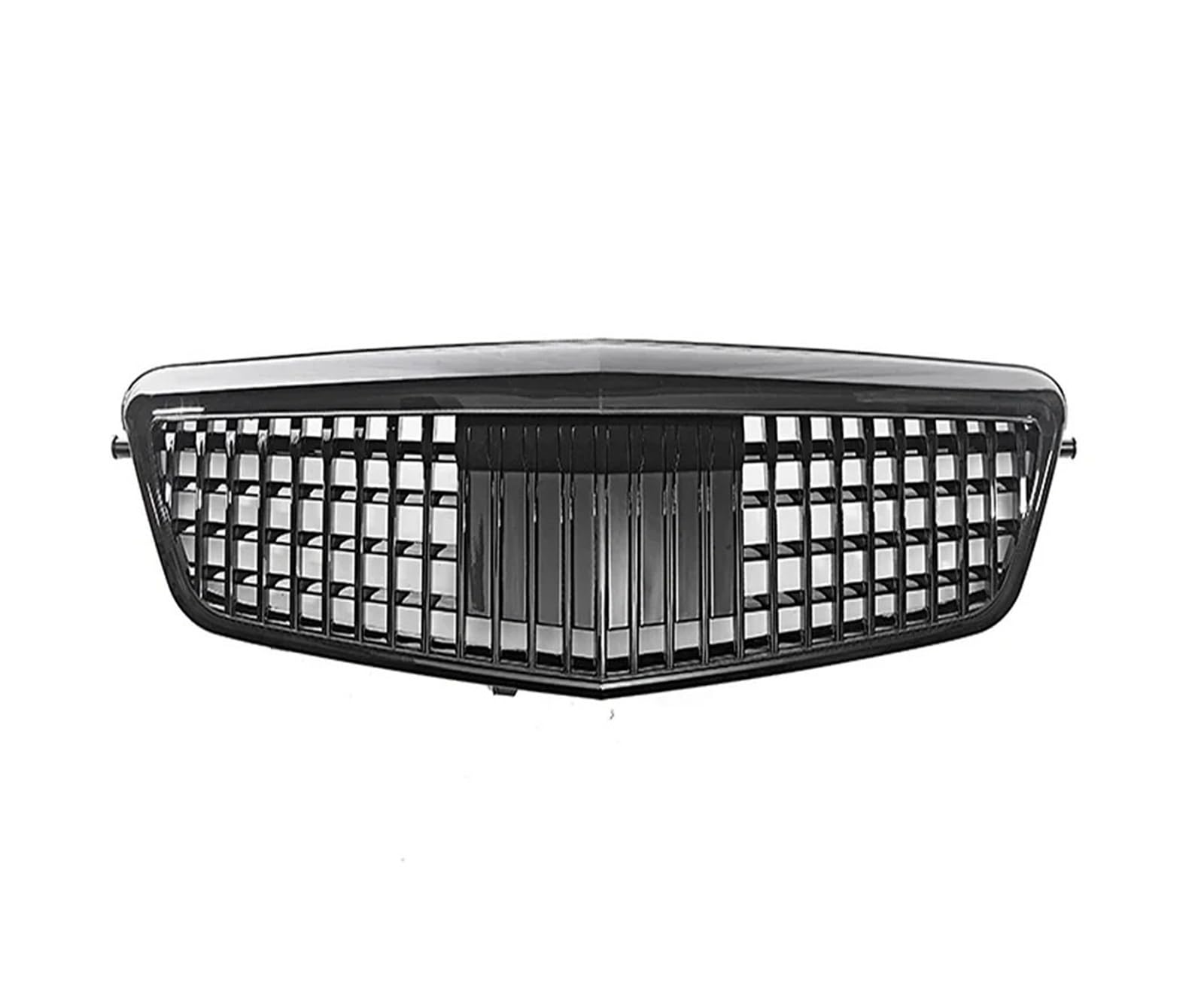 Front Kühlergrille Für Benz Für E-Klasse W212 E550 E350 E63 2010 2011 2012 2013 Racing Grill Style Frontstoßstangengrill Schwarzer Kühlergrill Auto Kühlergrill(Schwarz) von HONGYISM