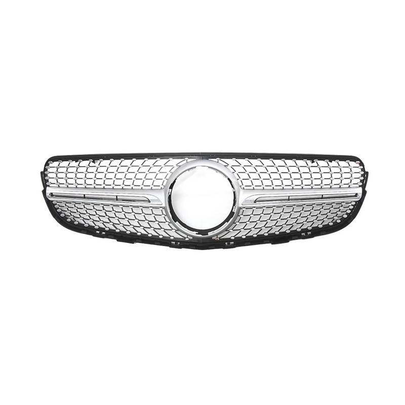 Front Kühlergrille Für Benz Für GLC X253 C253 2015-2019 Tuning Ersatzteil Diamant GT Stil Front Hood Grille Racing Grill Körper Kit Refit Auto Kühlergrill(Diamond-Silver) von HONGYISM