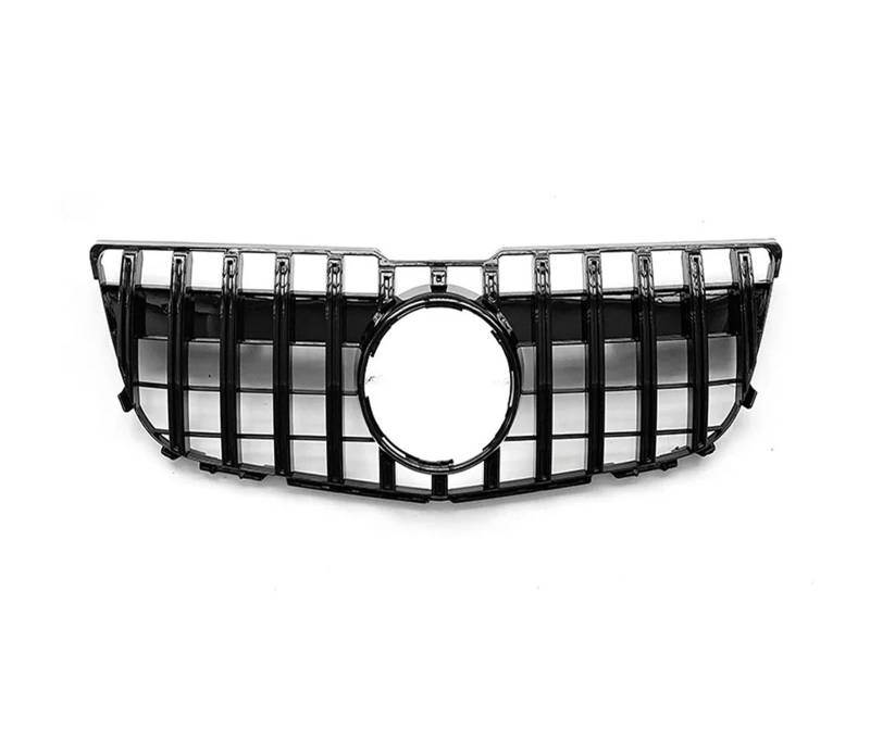 Front Kühlergrille Für Benz Für GLK X204 GLK250 GLK300 GLK350 2013 2014 20125 Racing Grill Für GTR Stil Schwarz Front Stoßstange Kühlergrill Mit W/Net Auto Kühlergrill(GT Black) von HONGYISM