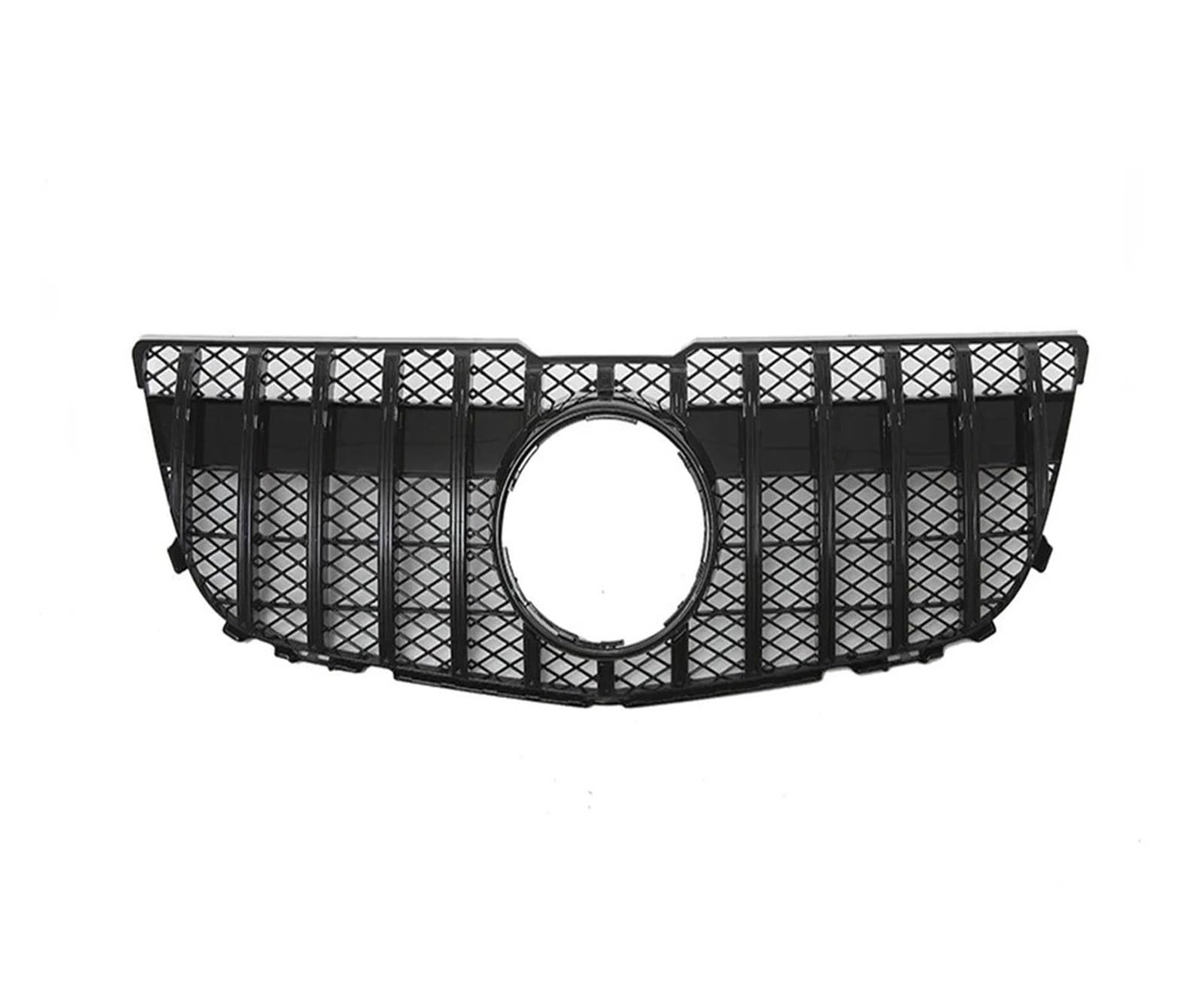 Front Kühlergrille Für Benz Für GLK X204 GLK250 GLK300 GLK350 2013 2014 20125 Racing Grill Für GTR Stil Schwarz Front Stoßstange Kühlergrill Mit W/Net Auto Kühlergrill(GT Black Net) von HONGYISM