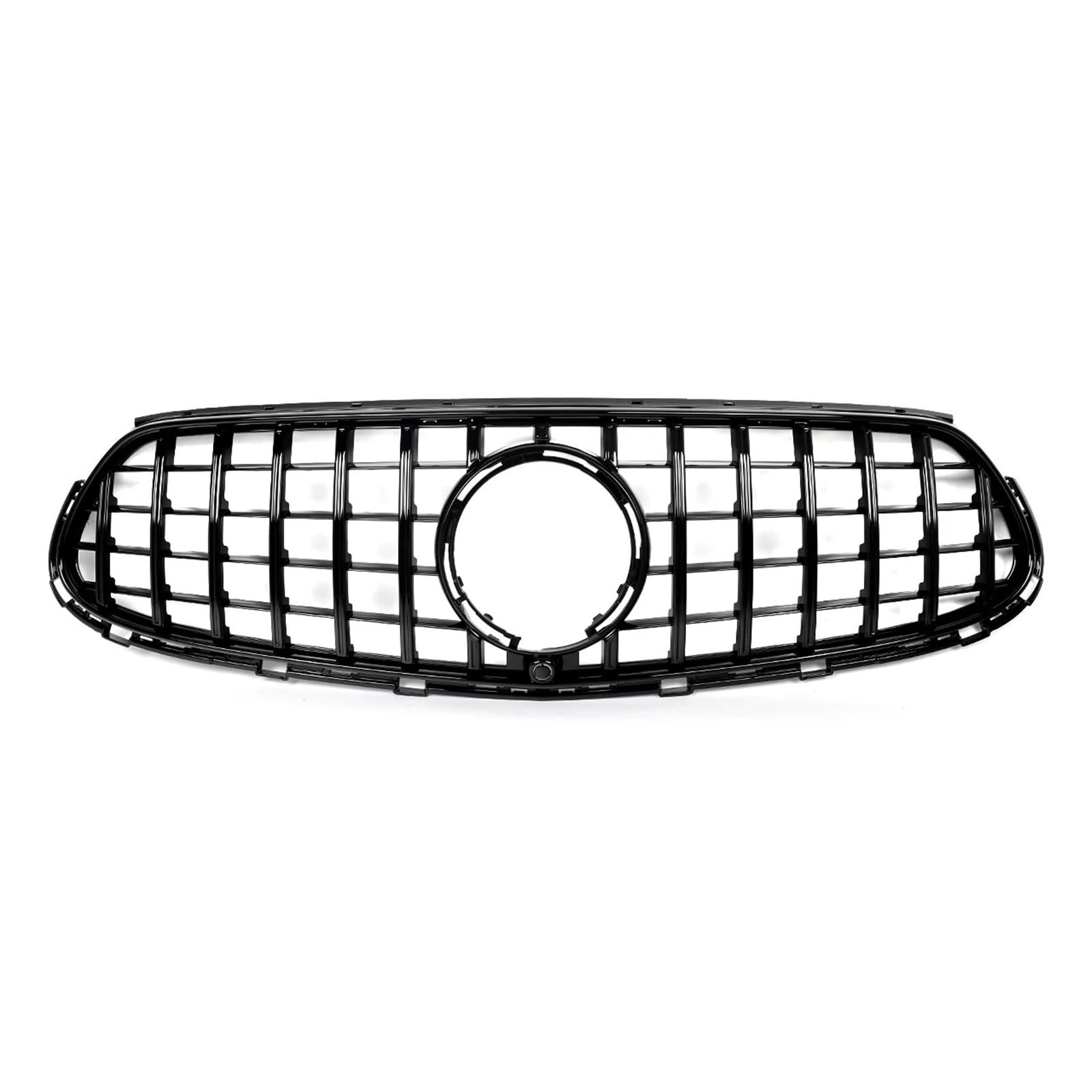 Front Kühlergrille Für Benz Für X254 Für GLC300 Für Sportmodell 2023-2024 Autozubehör Ganz Schwarzer GT-Frontgrill Auto Kühlergrill von HONGYISM