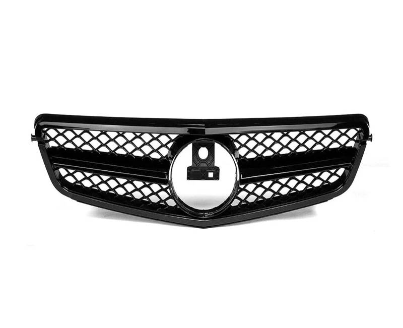 Front Kühlergrille Für Benz W204 Kühlergrill C-Klasse C204 S204 2007 08 09 10 11 12 13 2014 C180 C200 C250 C300 C350 Diamant Für AMG GT Stil Front Stoßstange Grille Auto Kühlergrill(Glossy Black) von HONGYISM