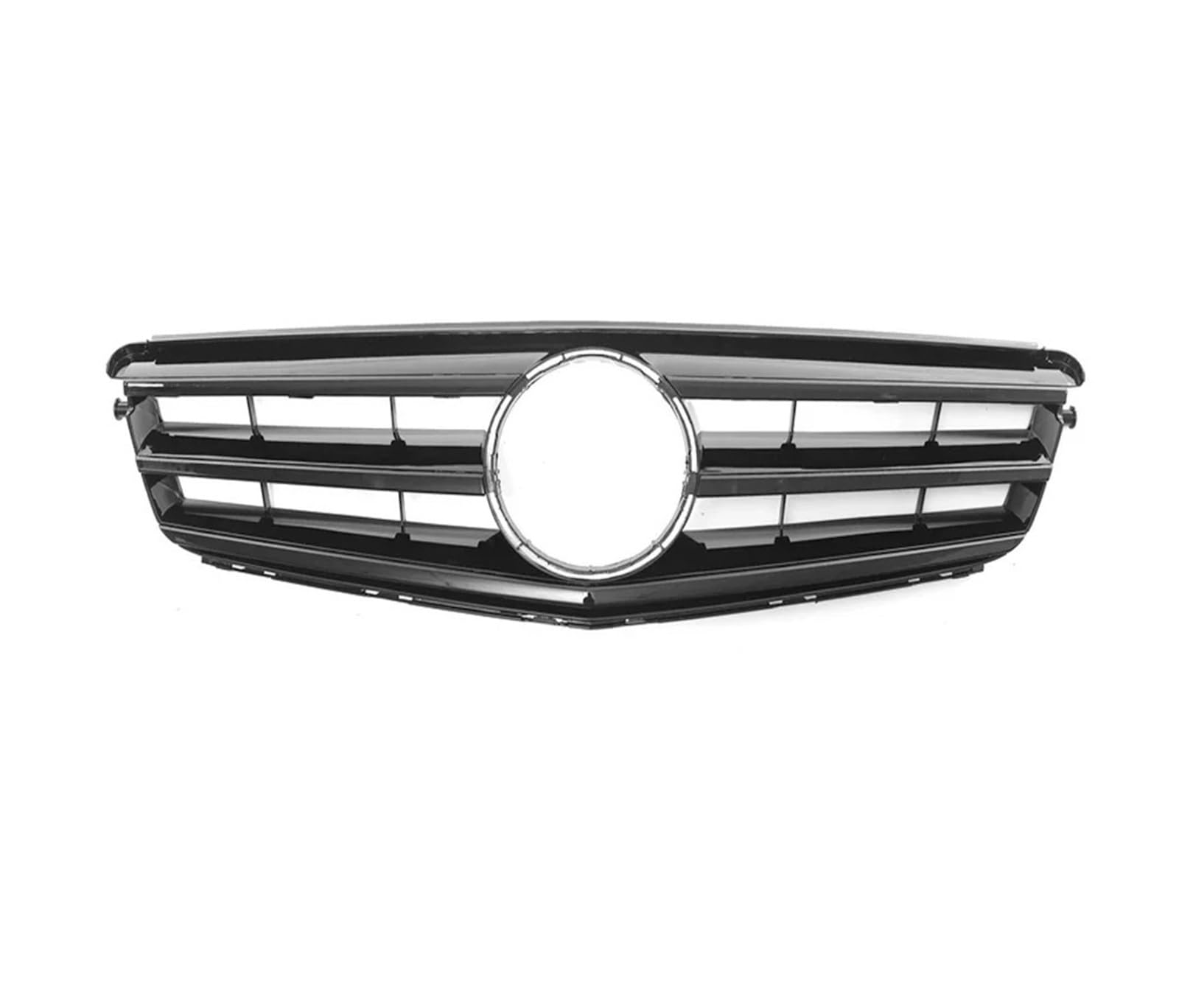 Front Kühlergrille Für Benz W204 Kühlergrill C-Klasse C204 S204 2007 08 09 10 11 12 13 2014 C180 C200 C250 C300 C350 Diamant Für AMG GT Stil Front Stoßstange Grille Auto Kühlergrill(Sport-Glossy Black von HONGYISM