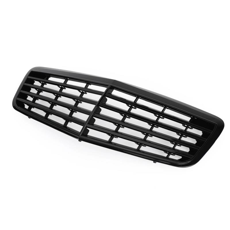 Front Kühlergrille Für Benz W211 E350 E500 E63 2007 2008 2009 Für AMG Auto Vorderen Stoßfänger Glanz Schwarz Kühlergrill Grill Auto Teile Auto Kühlergrill von HONGYISM