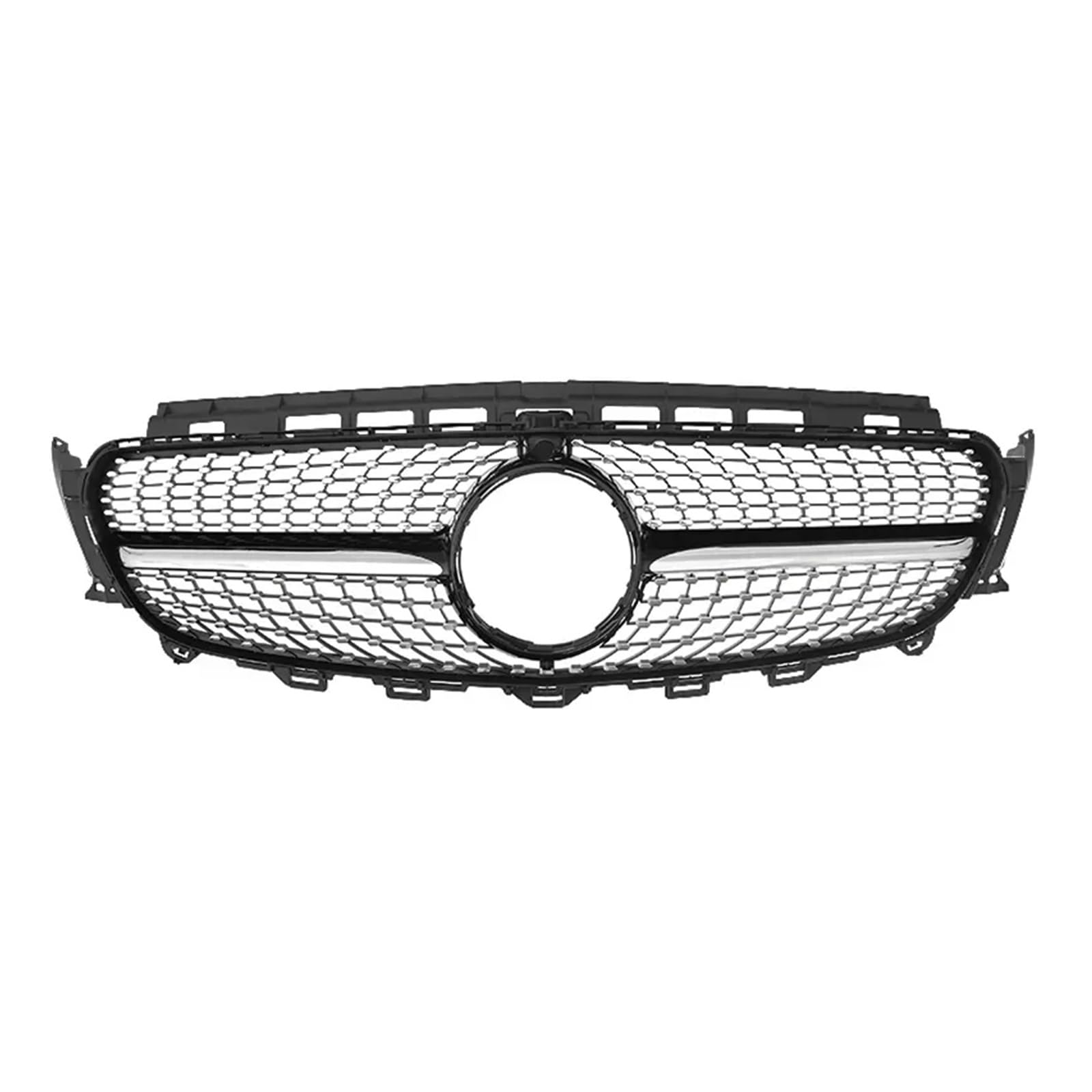 Front Kühlergrille Für Benz W213 E200 E300 E400 2016 17 18 19 2020 Diamant Schwarz Trim Front Grill Auto Zubehör Diamant Front Grille Glanz Schwarz Auto Kühlergrill von HONGYISM