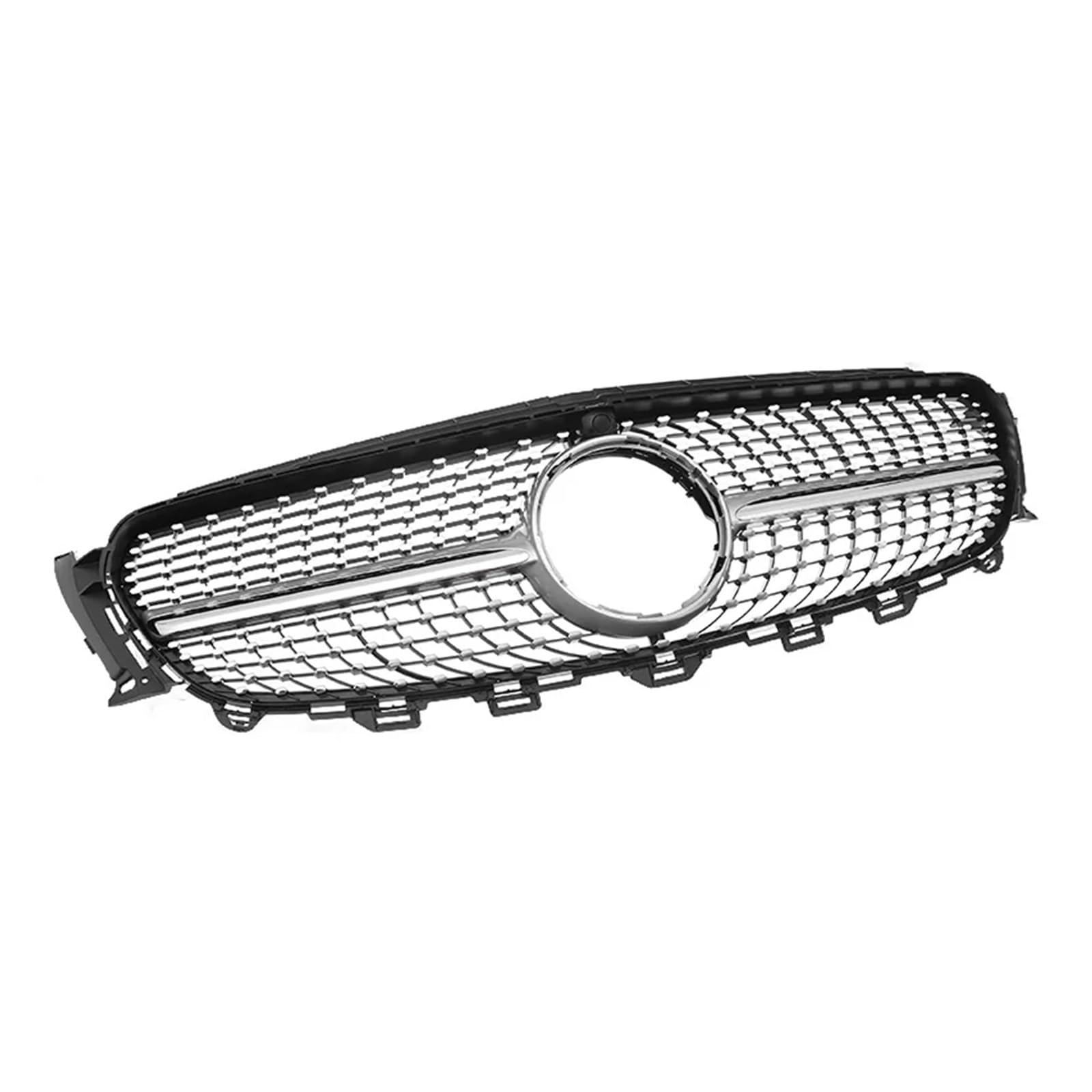 Front Kühlergrille Für Benz W213 E200 E300 E400 2016 2017 2018 2019 Mittelgrillteil Silber Chrom Diamant Stoßstangengrill Auto Kühlergrill von HONGYISM