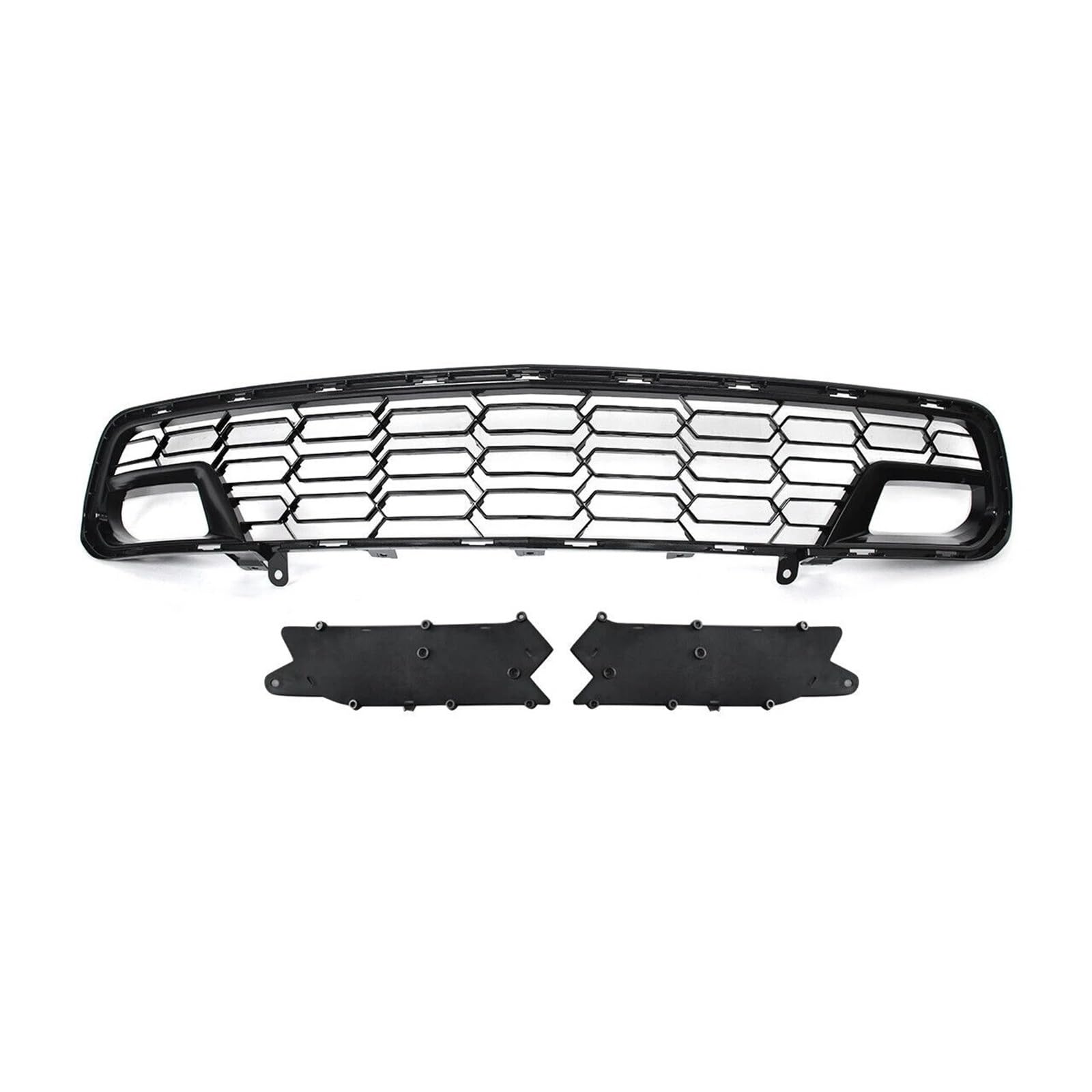 Front Kühlergrille Für Chevrolet Für Corvette C7 Für Grill Z06 Z51 14 15 16 17 18 19 Front Lower Grille Carbon Flash Front Lufteinlass Gitter Grill Kühler Mesh Grill Auto Kühlergrill(Without Camera Ho von HONGYISM