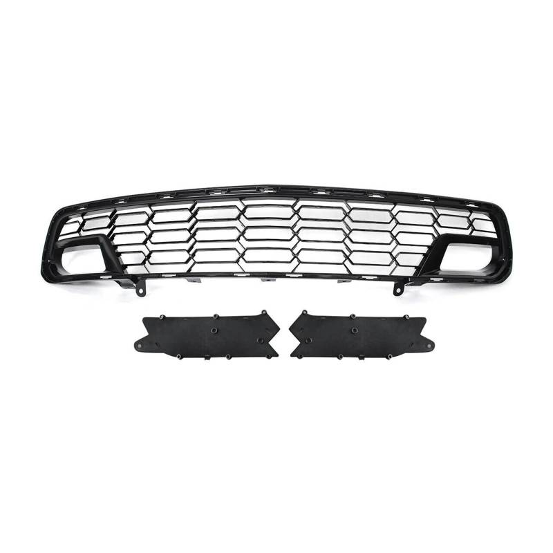 Front Kühlergrille Für Chevrolet Für Corvette C7 Für Grill Z06 Z51 14 15 16 17 18 19 Front Lower Grille Carbon Flash Front Lufteinlass Gitter Grill Kühler Mesh Grill Auto Kühlergrill(Without Camera Ho von HONGYISM