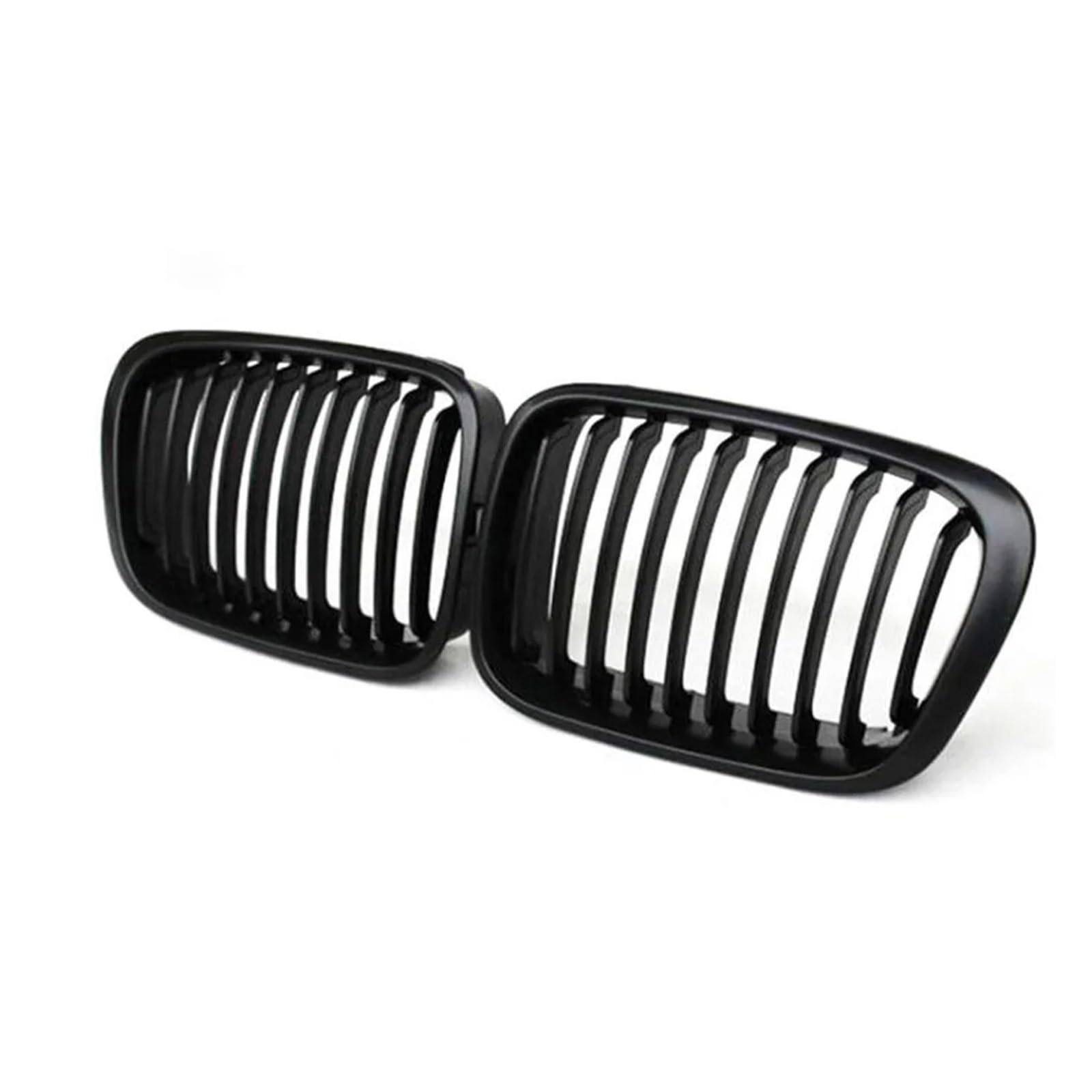 Front Kühlergrille Für E46 4 Tür 1998 1999 2000 2001 Auto Styling Glanz Schwarz Front Niere Kühlergrill Lamellen Stil Grill Auto Kühlergrill(Matt Black) von HONGYISM