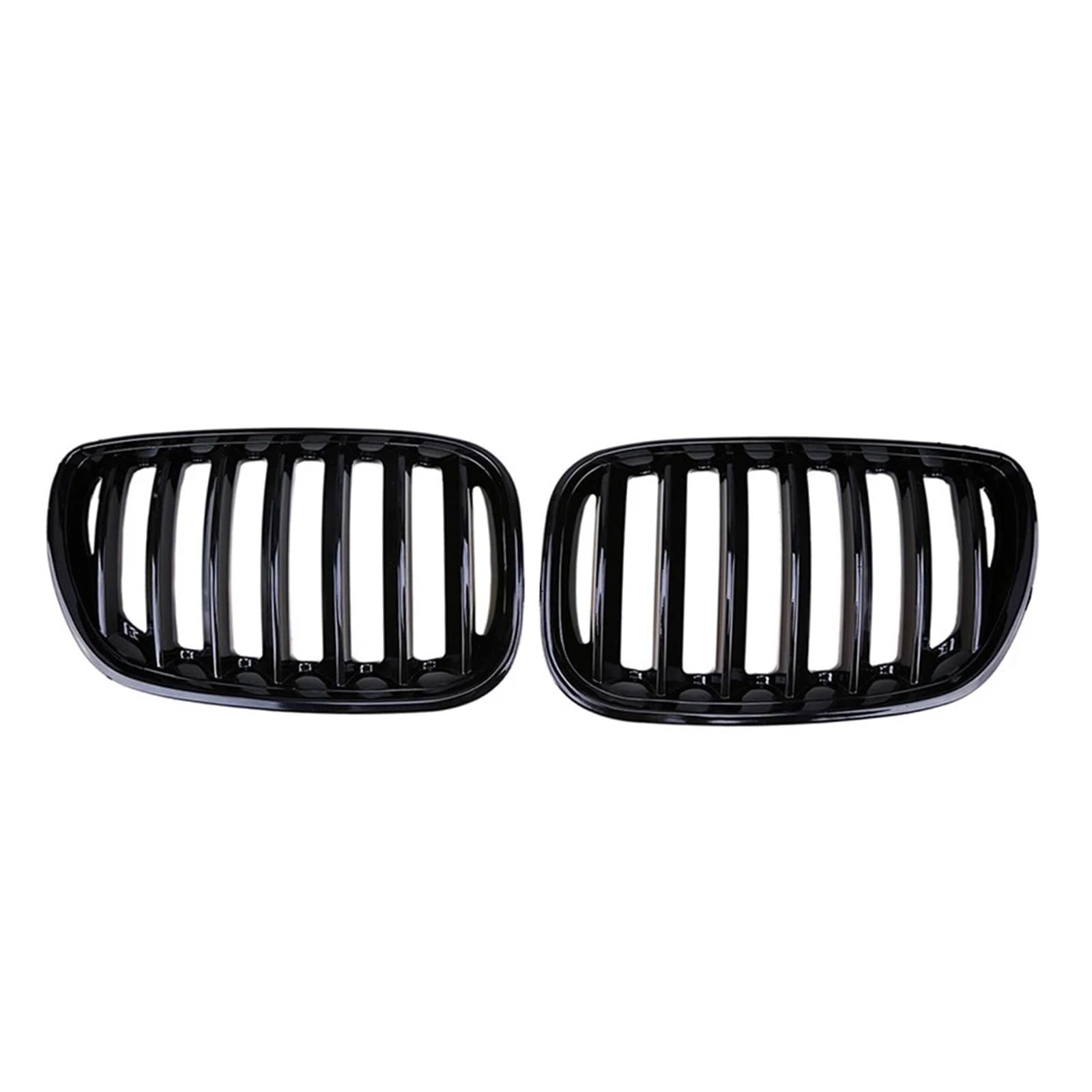 Front Kühlergrille Für E53 Für X5 Für LCI 2004 2005 2006 Auto Styling Vorne Glanz Schwarz Niere Sport Gitter Haube Grill Auto Kühlergrill(Gloss Black) von HONGYISM