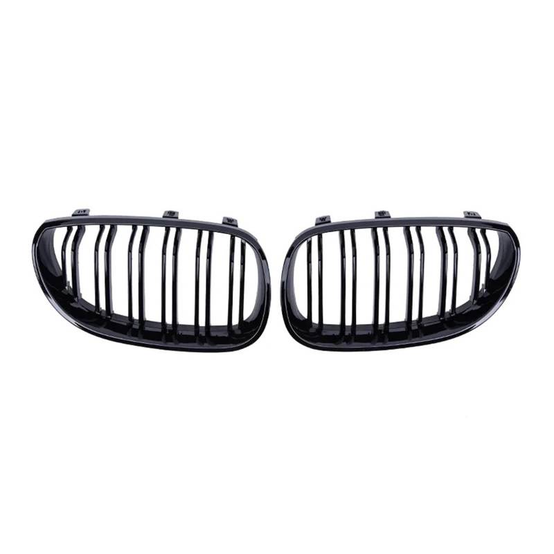 Front Kühlergrille Für E60 E61 5 Serie 2003 04 05 06 07 08 2009 Auto Front Stoßstange Kühlergrill Kidney Racing Grill Grill Gloss Black Auto New Double Slat Auto Kühlergrill von HONGYISM