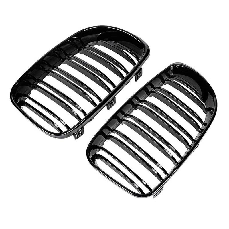 Front Kühlergrille Für E81 E82 E88 1-Serie 2008 2009 2010 2011 2DOOR 4 Door 120I 128I 130I 135I Front Center Grille Grills Schwarz Auto Kühlergrill von HONGYISM