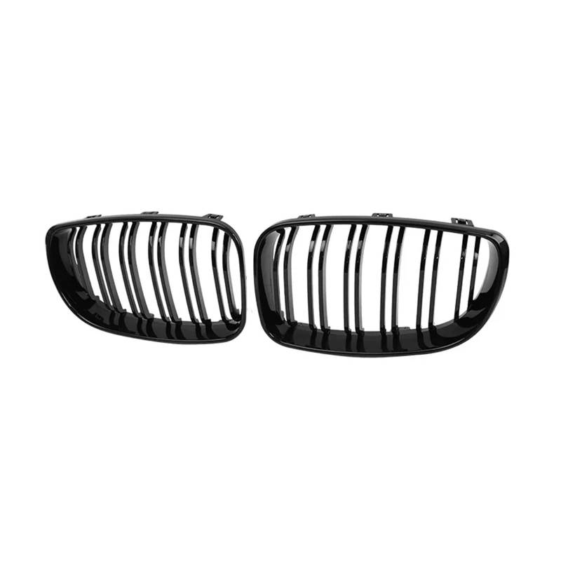 Front Kühlergrille Für E81 E87 E82 E88 128I 130I 135I 2007-2011 Auto Front Stoßstange Nieren Grille Racing Grills Gitter Glänzend Schwarz Dual Lamellen Grill Auto Kühlergrill von HONGYISM