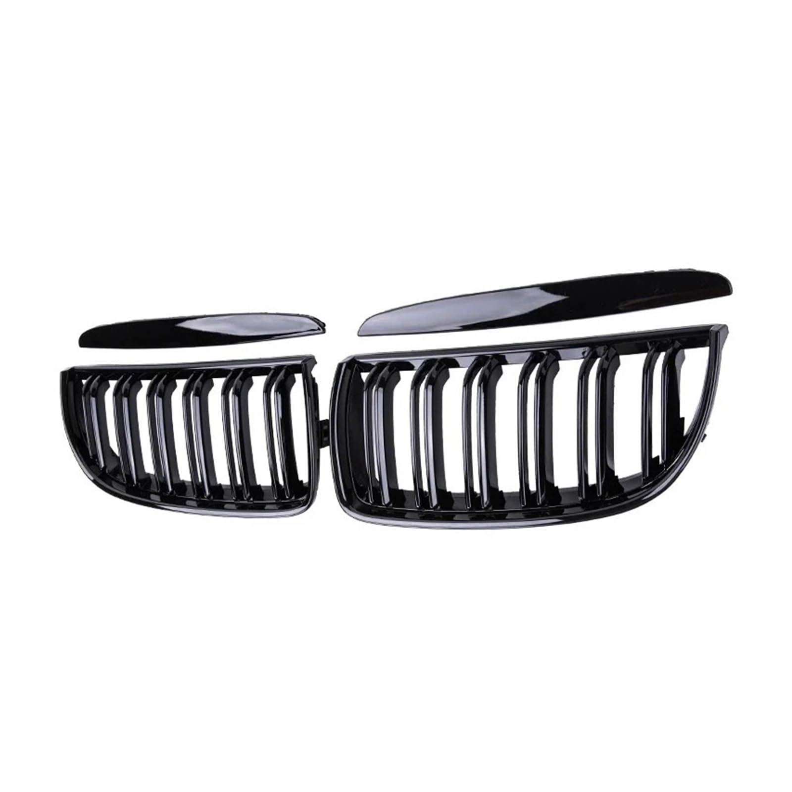 Front Kühlergrille Für E90 E91 3 Serie 323I 328I 335I 330I 325I 2005-2011 Glanz Schwarz Auto Front Stoßstange Gitter ABS Grille Racing Grill Zubehör Auto Kühlergrill(05-08) von HONGYISM