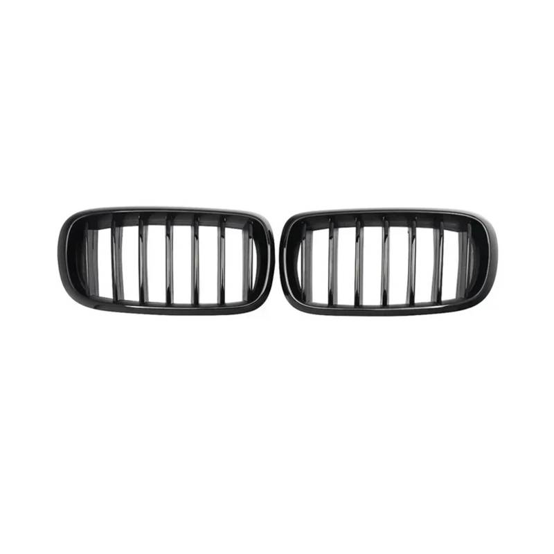 Front Kühlergrille Für F15 Für X5 F16 Für X6 2014 2015 2016 2017 Front Niere Sport Grill Mesh Racing Grille Glanz Schwarz Auto Zubehör Auto Kühlergrill von HONGYISM