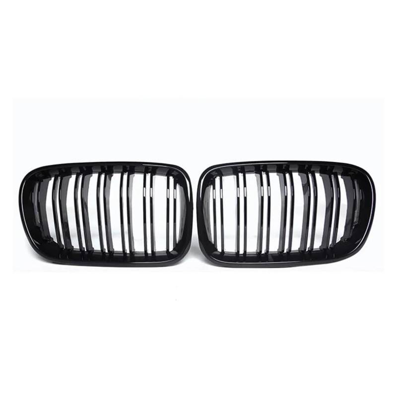 Front Kühlergrille Für F25 Für X3 2010 2011 2012 2013 Zubehör Styling Ersatz Racing Frontstoßstange ABS Glanz Schwarz Sport Nierengrill Grill Auto Kühlergrill(Gloss Black) von HONGYISM