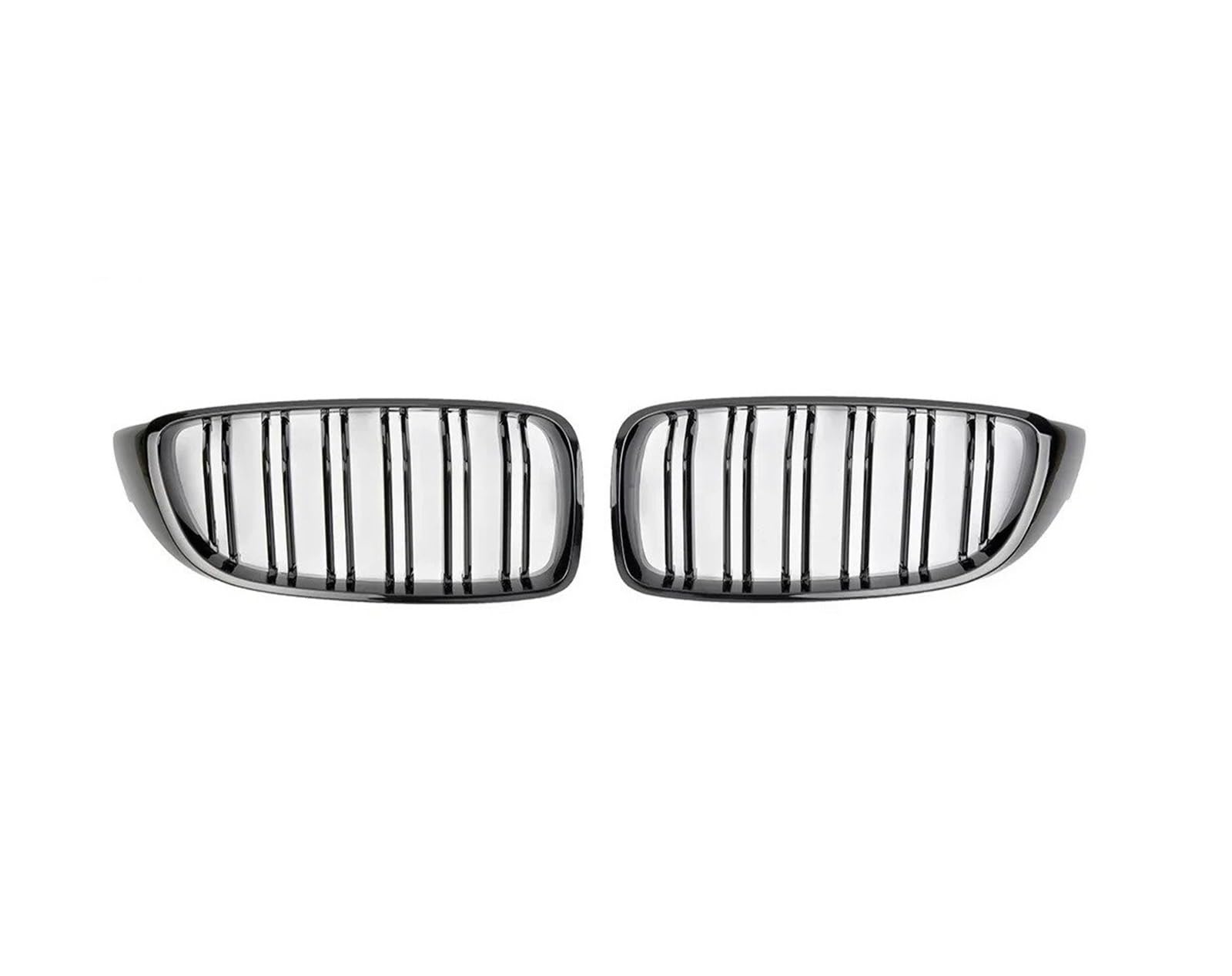 Front Kühlergrille Für F32 F33 F36 F80 F82 2013-18 19 2020 Cabriolet Coupe 425i 430i 440i 435i Glänzend Schwarz Front Niere Kühlergrill Lamellen Für M4 Stil Grill Auto Kühlergrill(Glossy Black) von HONGYISM