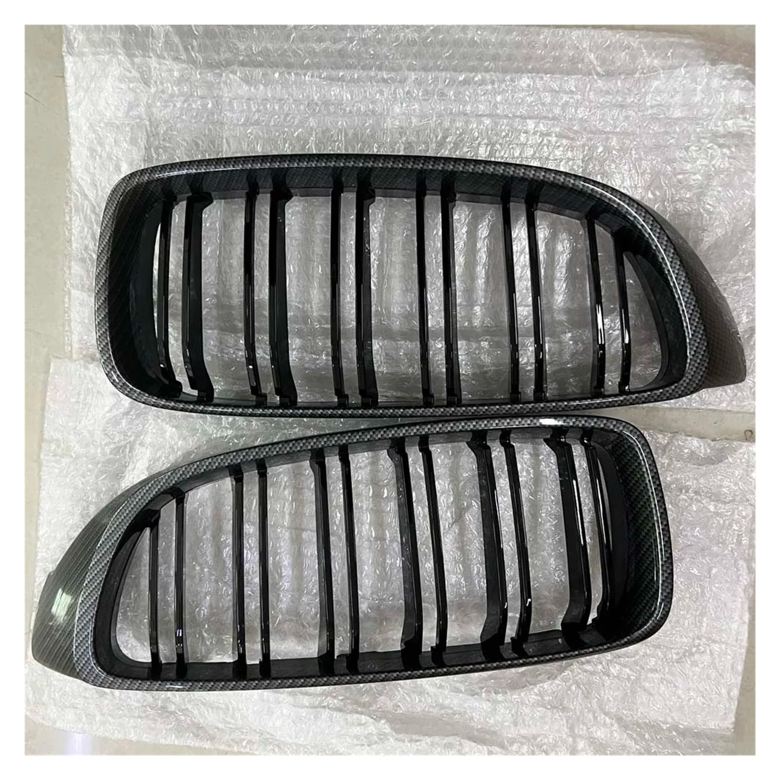 Front Kühlergrille Für F32 F33 F36 F80 F82 2013 2014 2015 2016 2017 2018 425i 430i 440i 435i Schwarzer Front Nierengrill Slat Für M4 Style Grill Cabriolet Coupé Auto Kühlergrill(II Carbon Fibre) von HONGYISM