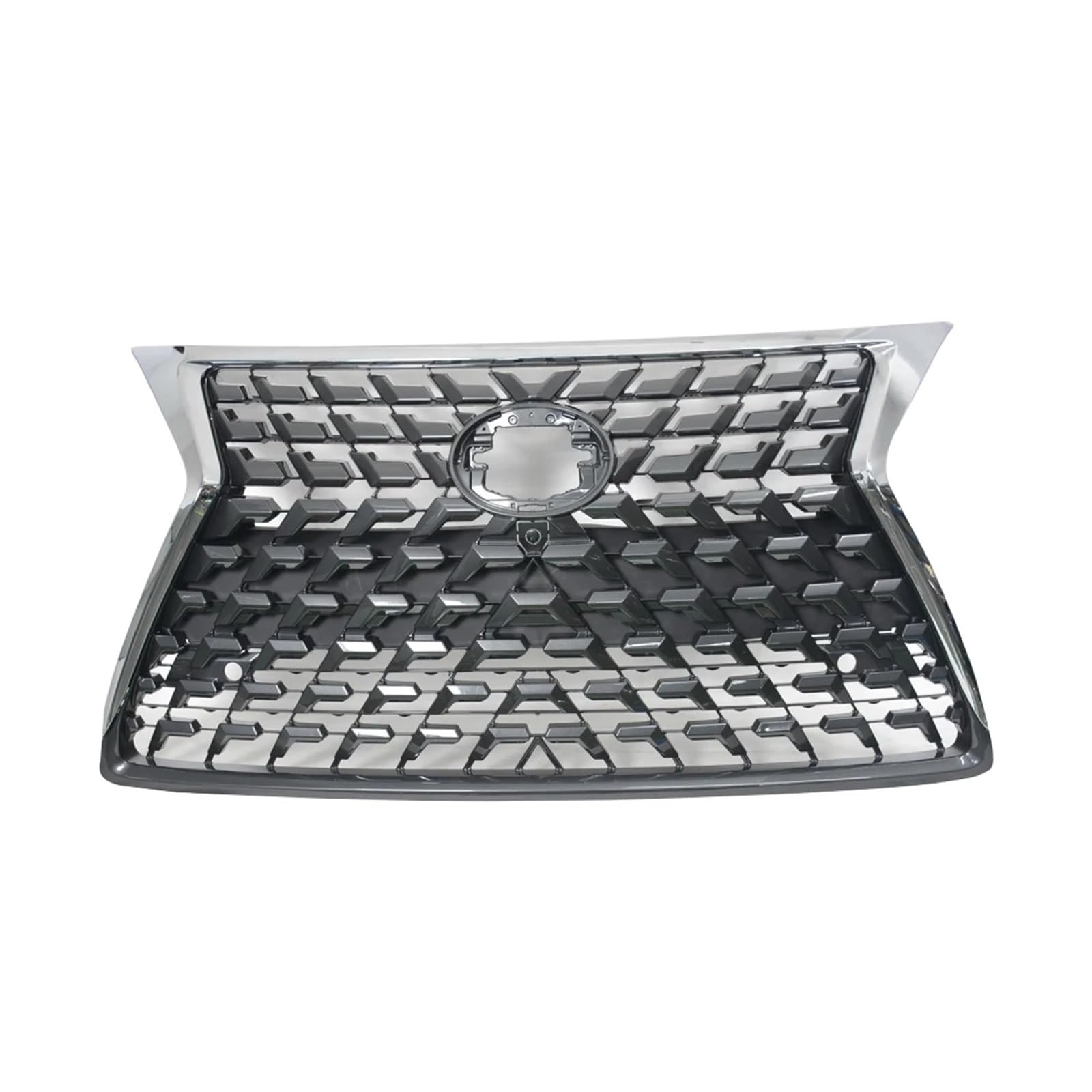 Front Kühlergrille Für GX460 2016 2017 2018 2019 2020 2021 Front Upper Grille Chrom Schwarz Racing Grills Grill Mesh Stoßfänger Abdeckung Kühlergitter Zubehör Auto Kühlergrill von HONGYISM