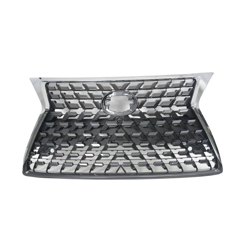 Front Kühlergrille Für GX460 2016 2017 2018 2019 2020 2021 Front Upper Grille Chrom Schwarz Racing Grills Grill Mesh Stoßfänger Abdeckung Kühlergitter Zubehör Auto Kühlergrill von HONGYISM