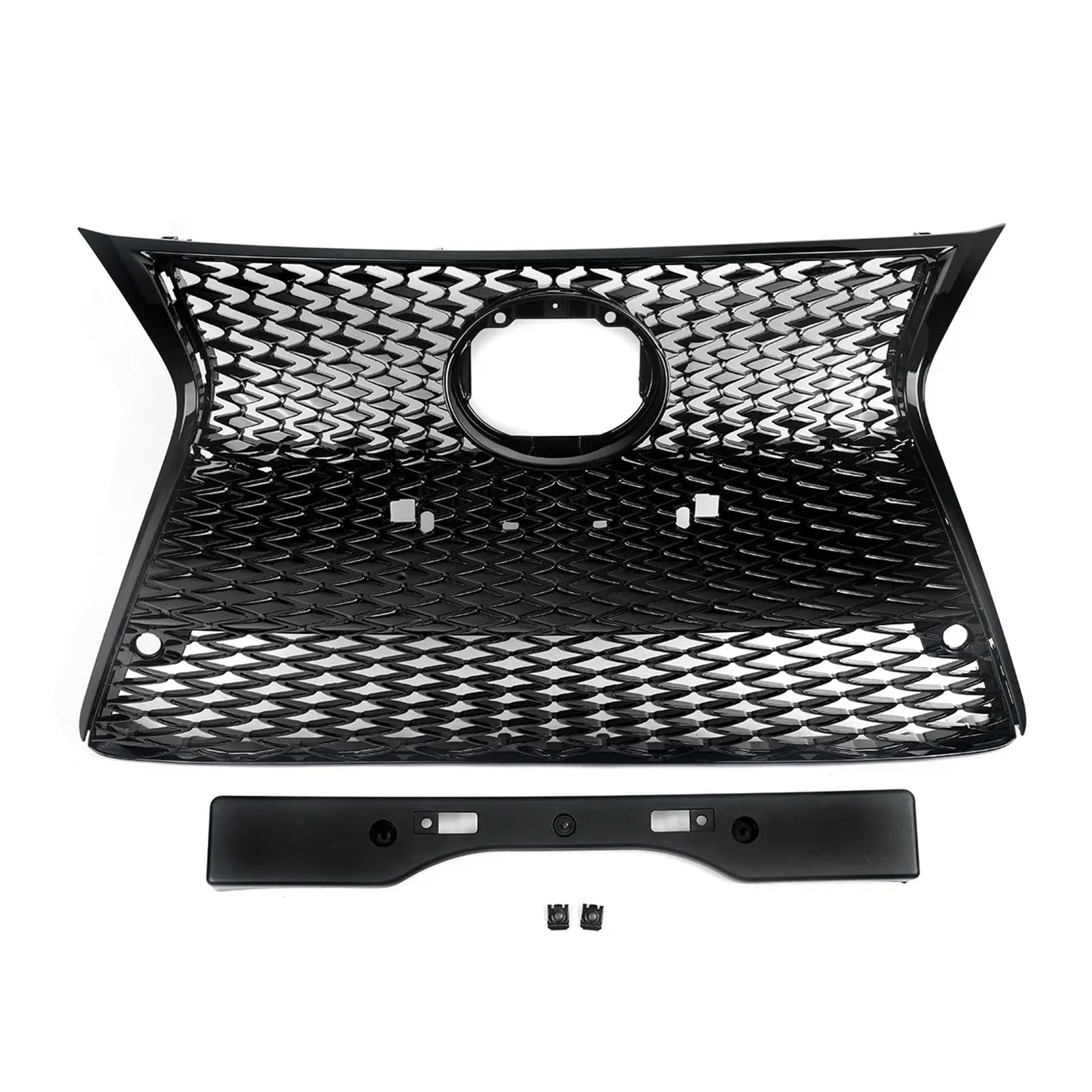 Front Kühlergrille Für IS250 IS350 F Für Sport 2014 2015 2016 Glanz Schwarz Front Stoßstange Oberen Unteren Grill Auto Kühlergrill von HONGYISM