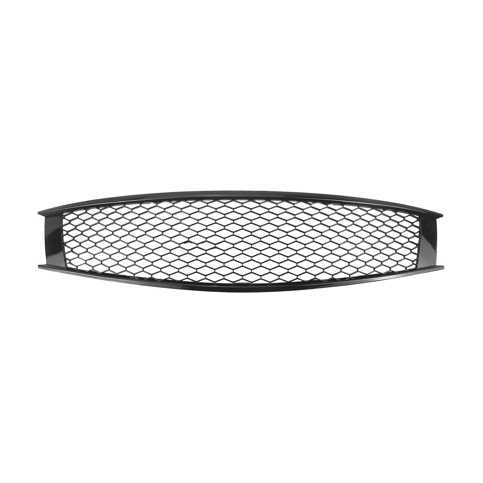 Front Kühlergrille Für Infiniti G37 2008-2013 Q60 2014 2015 2016 Coupe 2-Türer Grill Frontgrill Kohlefaseroptik/Glanz/Mattschwarz Obere Stoßstangenhaube Mesh Auto Kühlergrill(Glossy Black) von HONGYISM