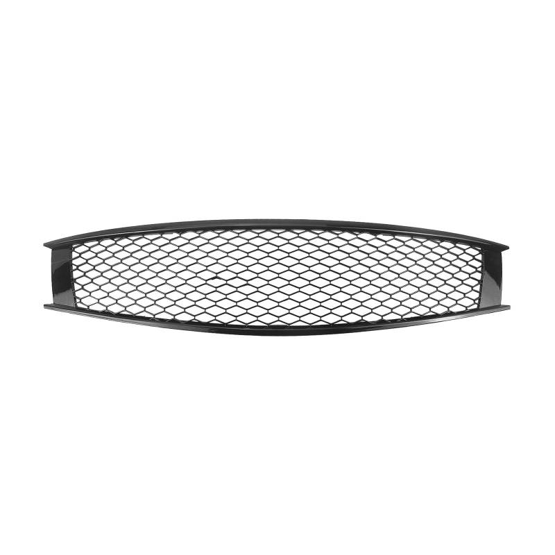 Front Kühlergrille Für Infiniti G37 2008-2013 Q60 2014 2015 2016 Coupe 2-Türer Grill Frontgrill Kohlefaseroptik/Glanz/Mattschwarz Obere Stoßstangenhaube Mesh Auto Kühlergrill(Glossy Black) von HONGYISM