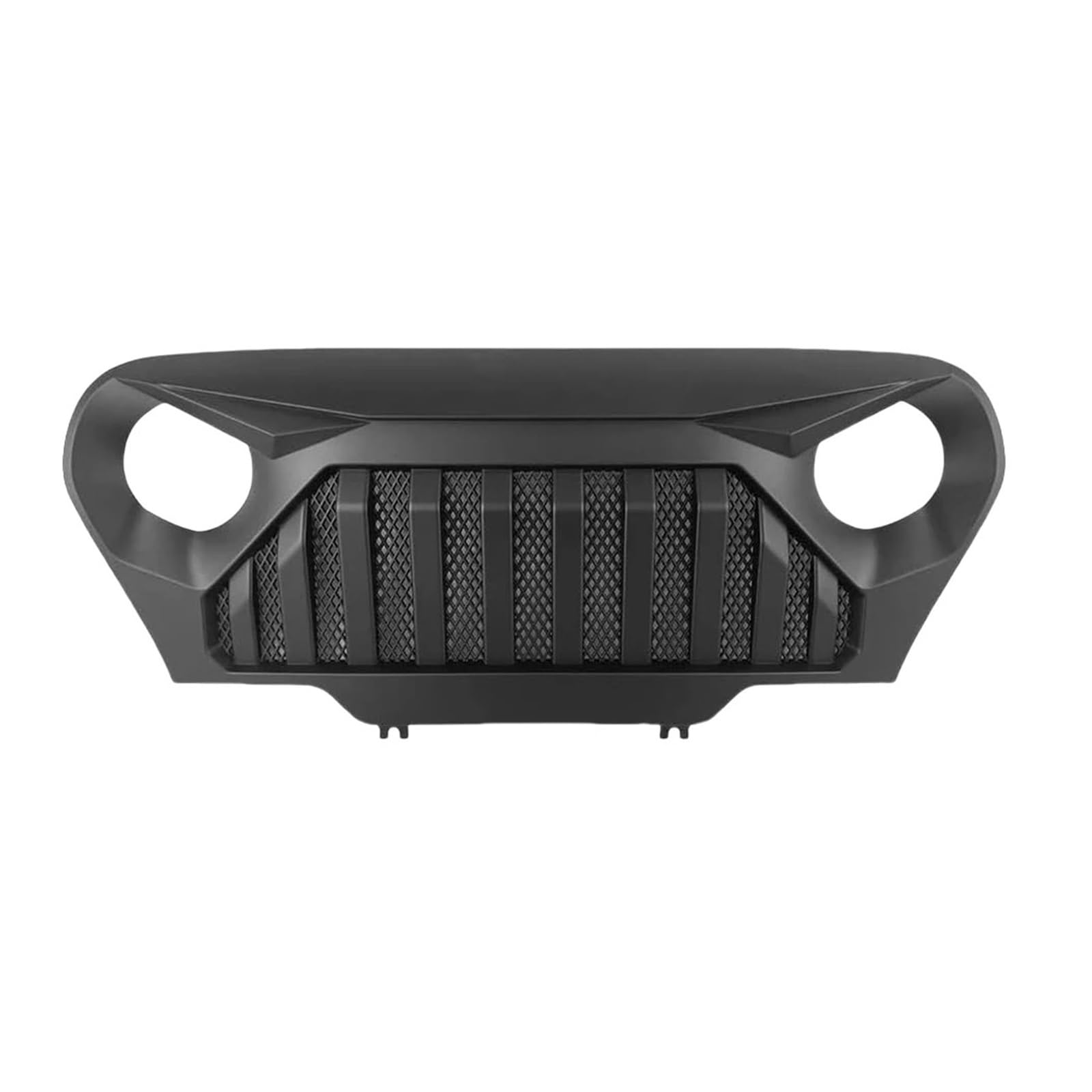 Front Kühlergrille Für Jeep Für Wrangler TJ Für Gladiator Für Vader W Für Mesh 1997 98 99 00 01 02 03 04 05 2006 Matt Black Grille Grill Auto Kühlergrill von HONGYISM