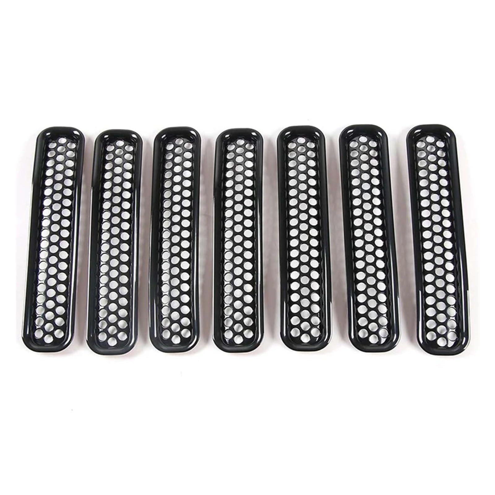 Front Kühlergrille Für Jeep Für Wrangler TJ Und Unlimited – (7 Stück) 1997 1998 1999 2000 2001 2002 2003 2004 2006 Kühlergrill-Einsatzset Mit Wabengitter Auto Kühlergrill von HONGYISM