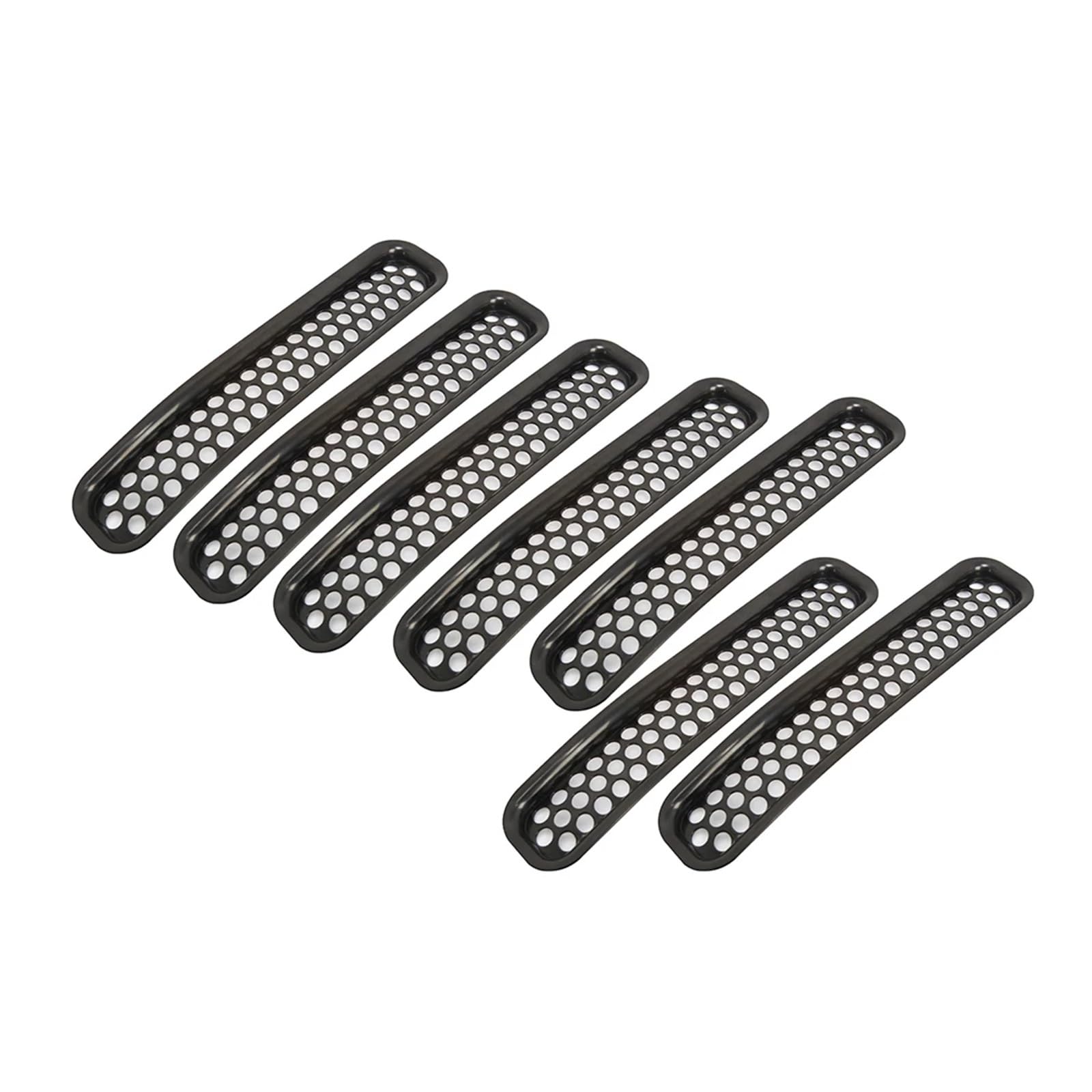 Front Kühlergrille Für Jeep Für Wrangler TJ Und Unlimited 1997 1998 1999 2000 2001 2002 2003–2007 Kühlergrill-Netzeinsätze, Clip-in-Wabengrillwachen Auto Kühlergrill(B) von HONGYISM