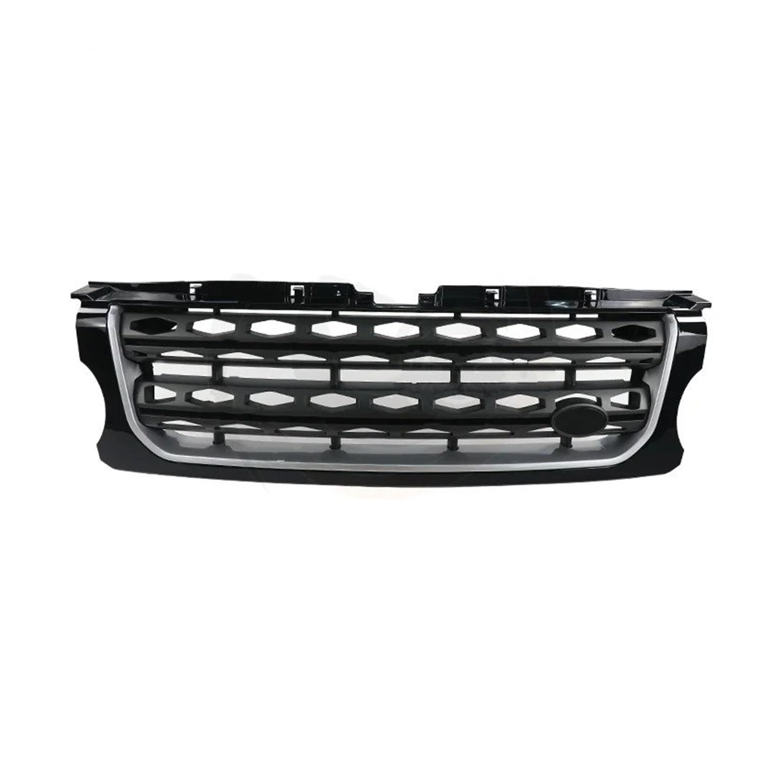 Front Kühlergrille Für Land Für Rover Für Discovery 4 LR4 2014 2015 2016 L319 Frontstoßstange Auto-Mittelteil Styling Oberer Renngrill Auto Kühlergrill(Black Gray) von HONGYISM