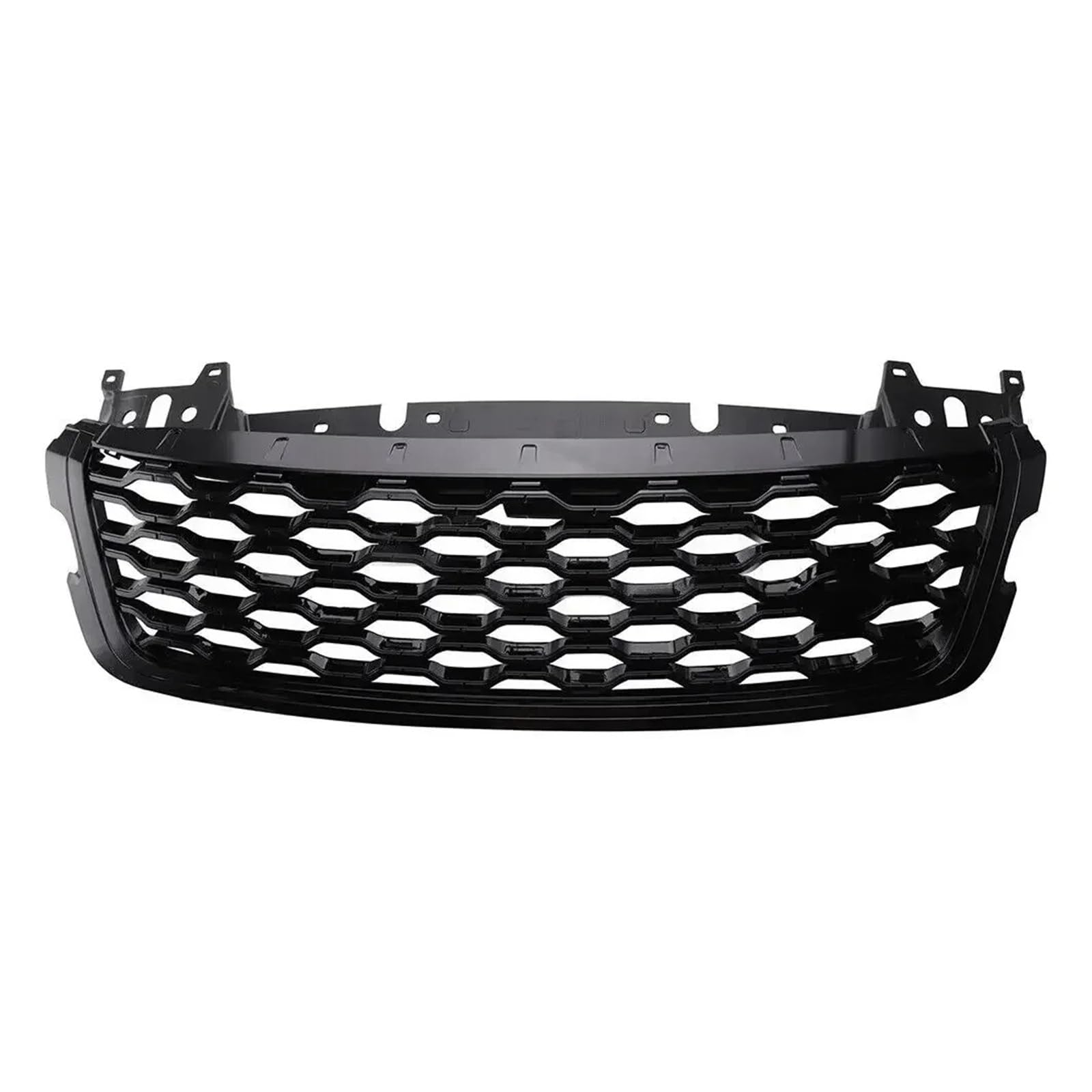 Front Kühlergrille Für Land Für Rover Für Range Für Rover Für Velar 2018 2019 2020 2021 2022 2023 Front Upper Bumper Grille Gloss Black Auto Kühlergrill von HONGYISM