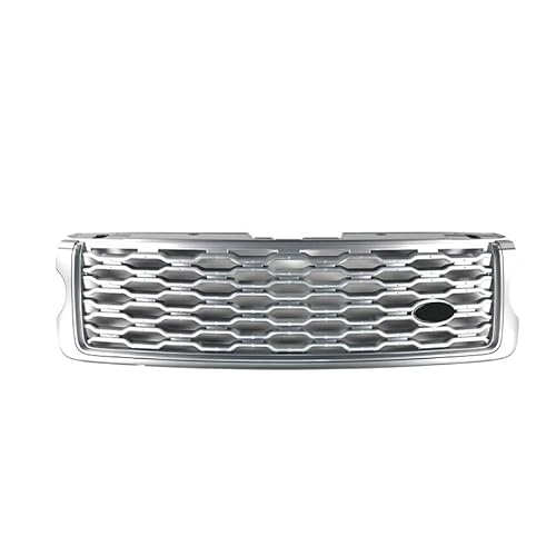 Front Kühlergrille Für Land Für Rover Für Range Für Rover Für Vogue L405 Upgrade 2013-17 18 19 20 21 2022 ABS Auto Front Stoßstange Kühlergrill Mesh Grills Zubehör Auto Kühlergrill(13-17 All Silver) von HONGYISM