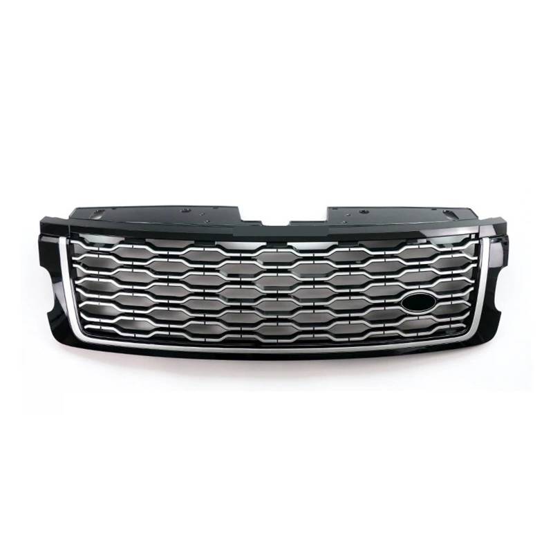 Front Kühlergrille Für Land Für Rover Für Range Für Rover Für Vogue L405 Upgrade 2013-17 18 19 20 21 2022 ABS Auto Front Stoßstange Kühlergrill Mesh Grills Zubehör Auto Kühlergrill(18-22 silver black) von HONGYISM