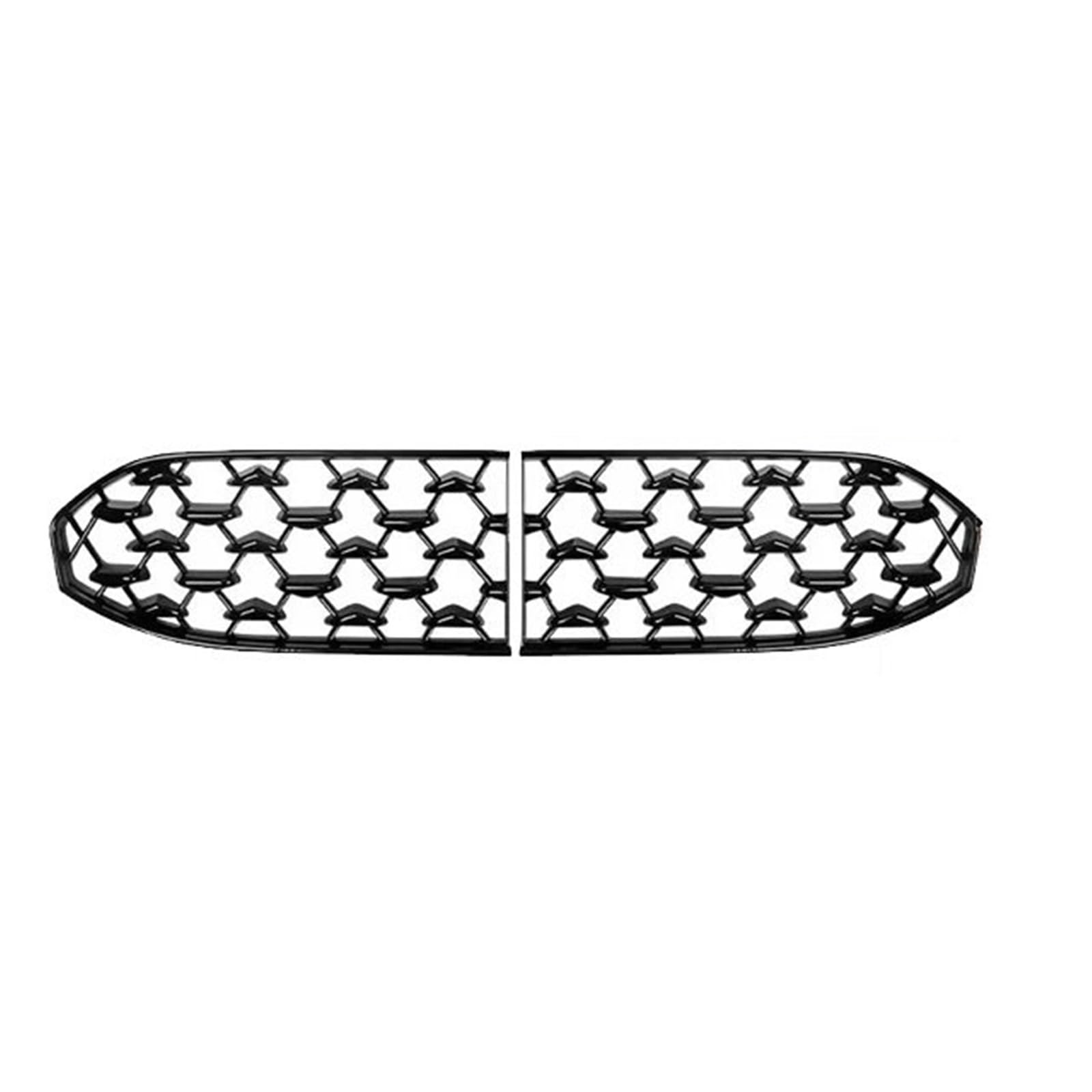 Front Kühlergrille Für Mazda Für CX30 Für CX-30 2020-2021 Front Lower Bumper Grill Grille Molding Abdeckung Auto Vorne Unten Mitte Net Dekoration Schwarz Auto Kühlergrill von HONGYISM