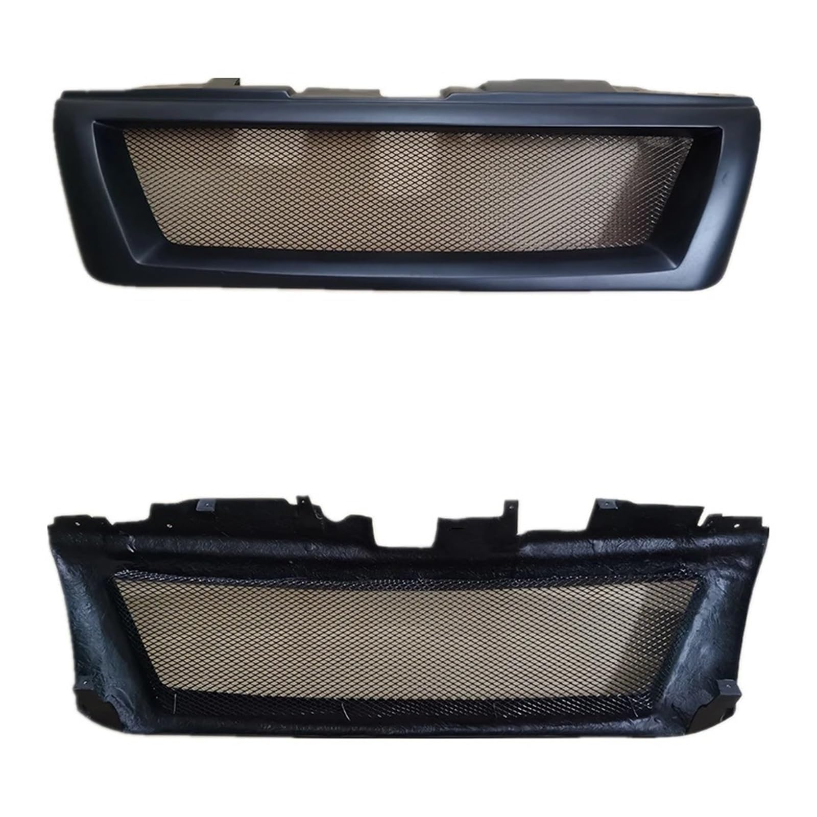 Front Kühlergrille Für Mitsubishi Für Pajero V73 V75 V77 2007 08 09 10 11 2012 2013 2014 2015 Jahr Racing Grille Grill Body Kit Zubehör Für FRP Matt Schwarz Auto Kühlergrill von HONGYISM