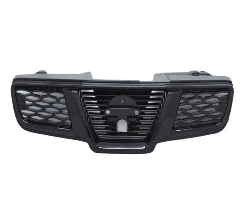 Front Kühlergrille Für Nissan Für Qashqai J10 2007 2008 2009 2010 2011 2012 2013 2014 Schwarz ABS Chrom Stoßfänger Mesh Grille Front Auto Grill Grill Auto Kühlergrill(A) von HONGYISM