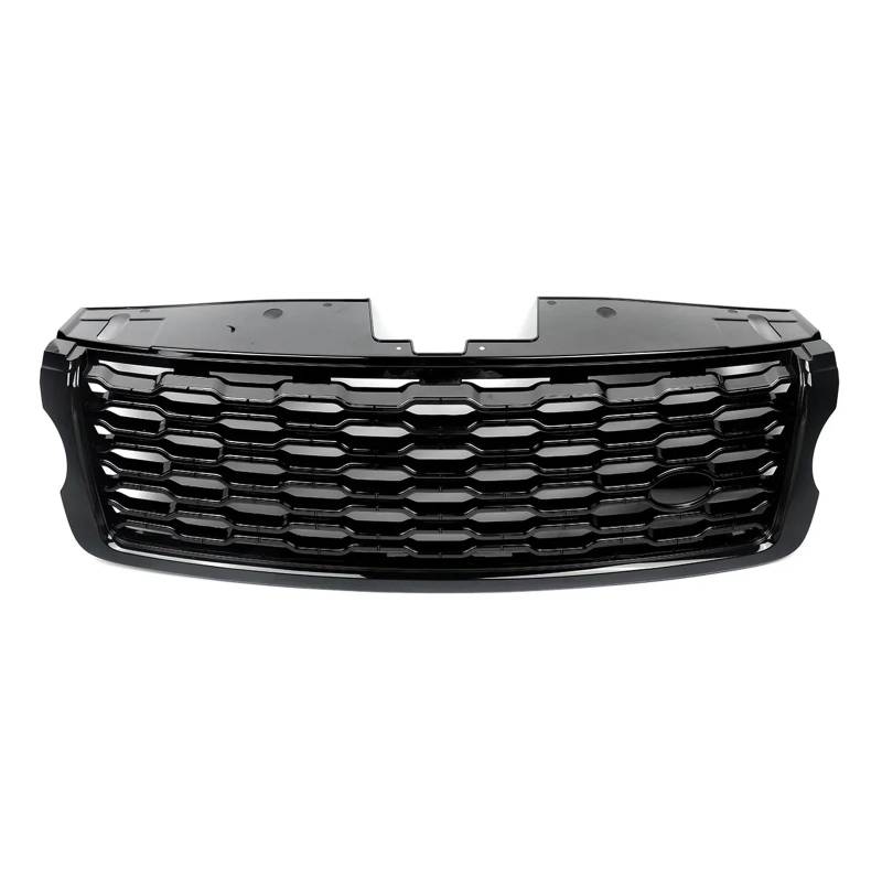 Front Kühlergrille Für Range Für Rover L405 Für Vogue 2013 14 15 16 2017 Glanz Schwarz Facelift Look Frontschürze Grille Auto Zubehör ABS Auto Kühlergrill von HONGYISM