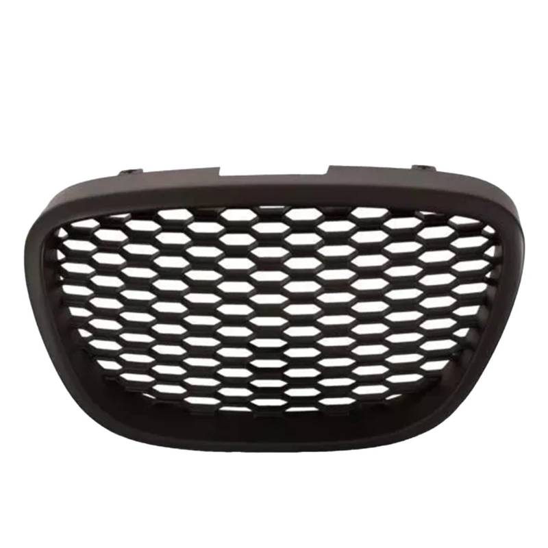 Front Kühlergrille Für Sitz Für Leon MK2 1P 2006 2007 2008 2009 Matte Schwarz Stoßstange Mesh Grill Waben Auto Front Stoßstange Grille Auto Kühlergrill von HONGYISM