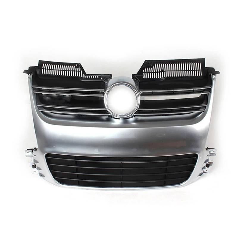 Front Kühlergrille Für VW Für Golf 5 Mk 5 2005 2006 2007 2008 2009 R32 Silber ABS Stoßstange Kühlergrill Auto Kühlergrill von HONGYISM