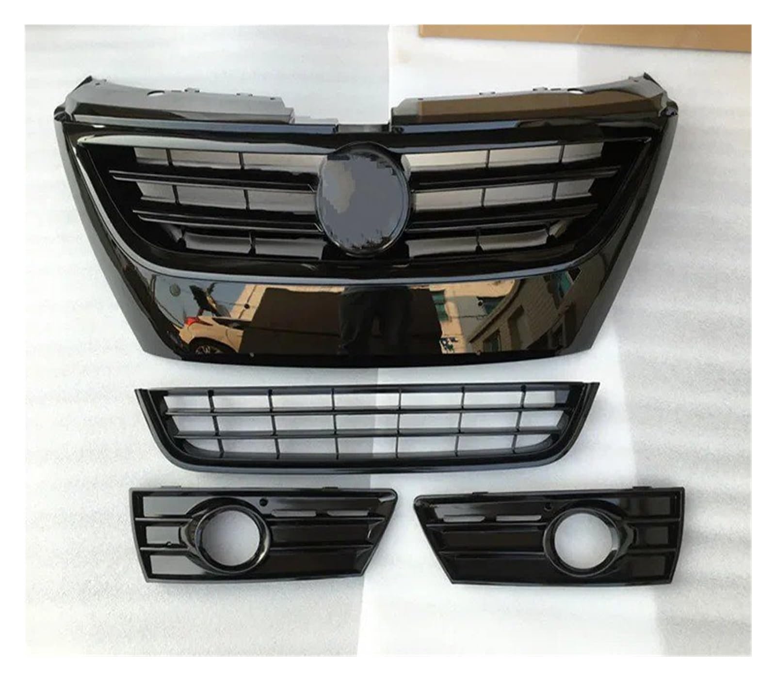 Front Kühlergrille Für Vw Für Passat Für CC 2009 2010 2011 2012 Front Stoßstange Grill Kühlergrill Auto Kühlergrill(Option 2) von HONGYISM