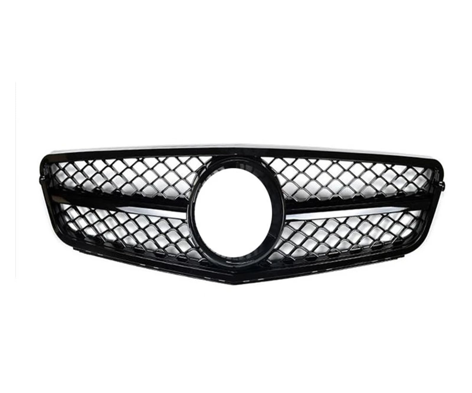 Front Kühlergrille Grill Kühlergrill Für Benz W204 C Klasse 2008-2014 C180 C200 C250 C300 C43 Für AMG Stil Schwarz Oberen Stoßfänger Haube Mesh Grid Auto Kühlergrill von HONGYISM