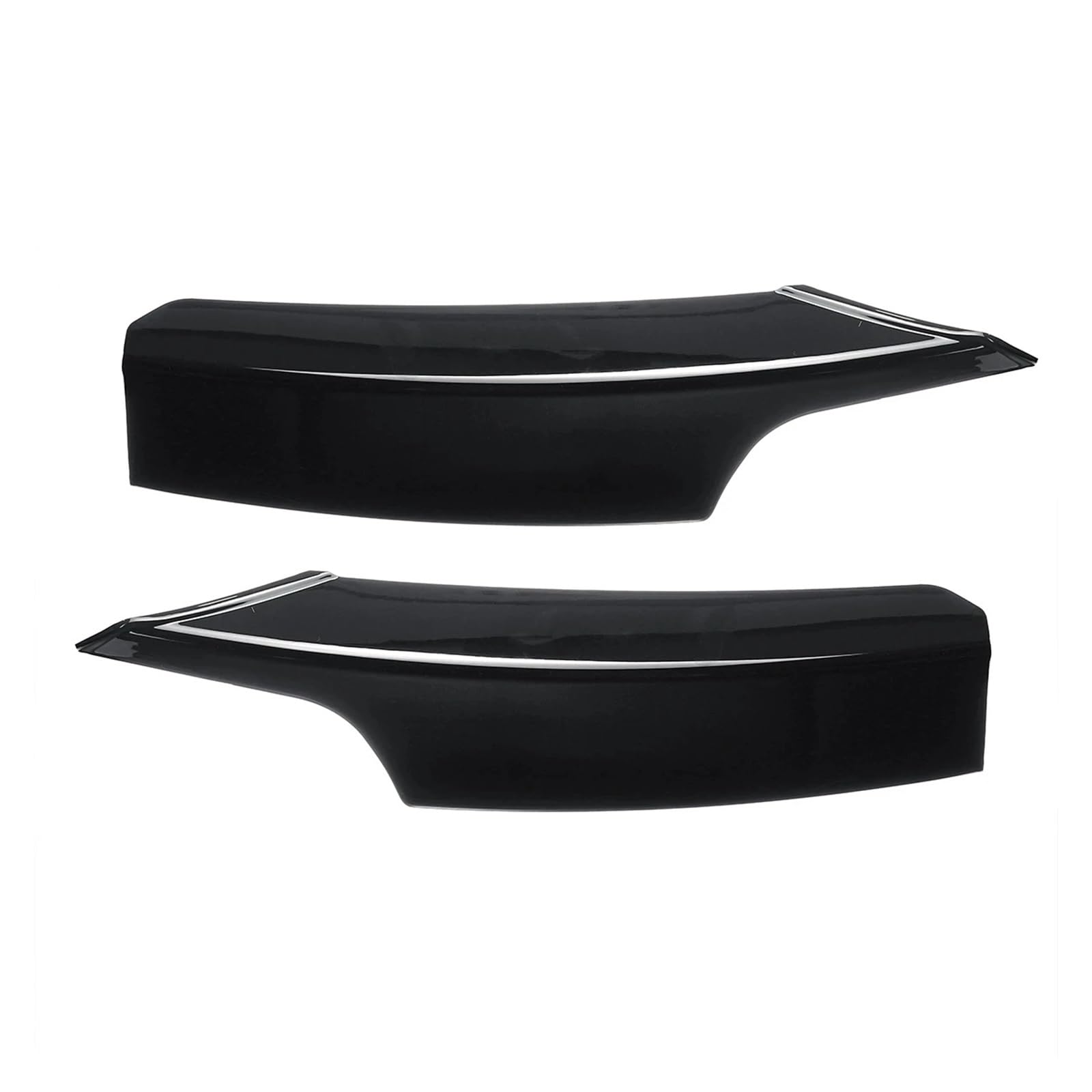 Front Spoiler Lippe 1 Paar Für F30 F31 Für Sport 2012-2019 Front Lip Splitter Canards Spoiler Auto Nebel Lampe Augenbraue Rahmen Abdeckung Grille Auto-Frontspoiler(Type B-Glossy Black) von HONGYISM