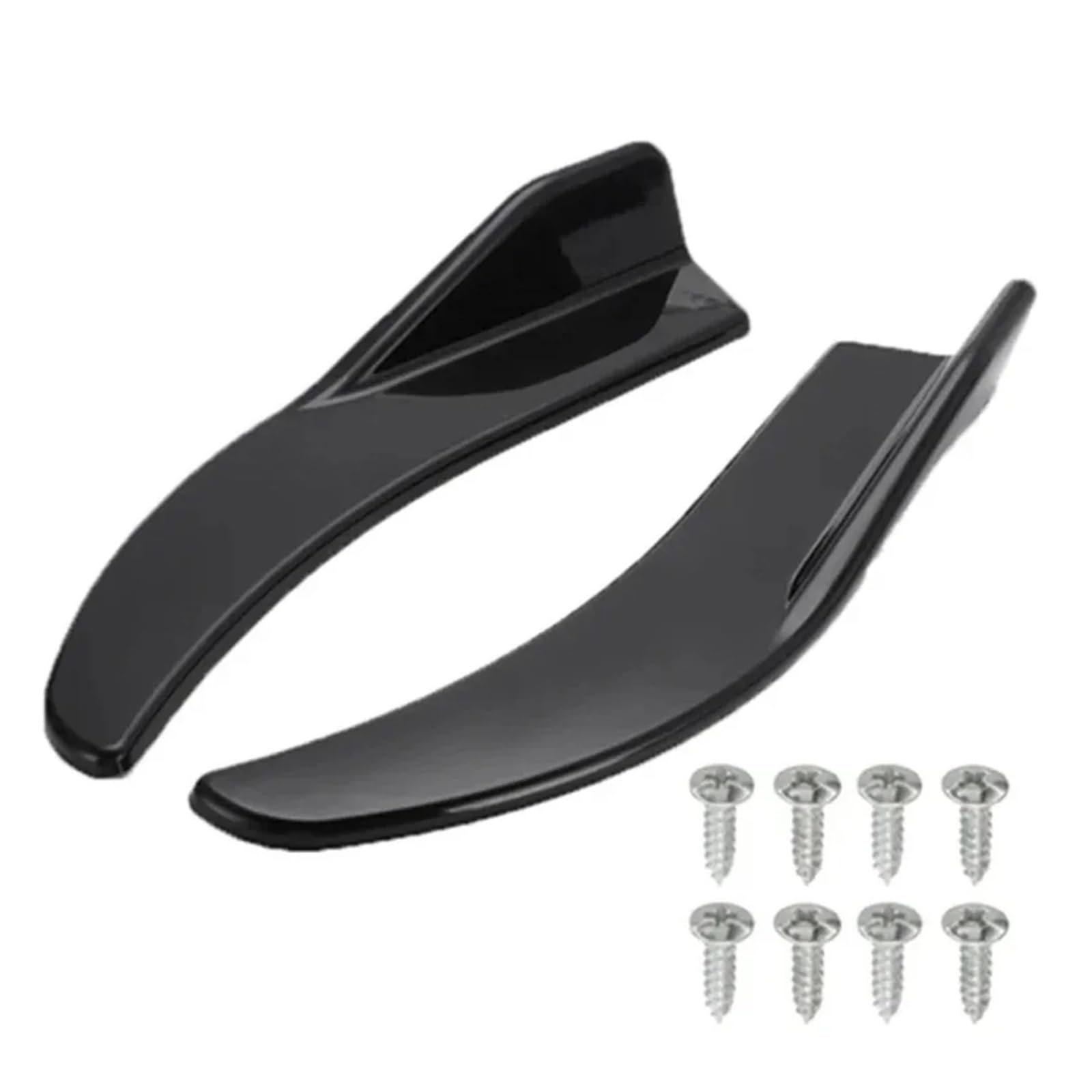 Front Spoiler Lippe 1 Paar Universal Auto Tasche Ecke Stoßstange Spoiler Vorne Hinten Lip Anti-Kollision Auto Seite Rock Anti Kollision Hinten Ecke Zubehör Auto-Frontspoiler von HONGYISM